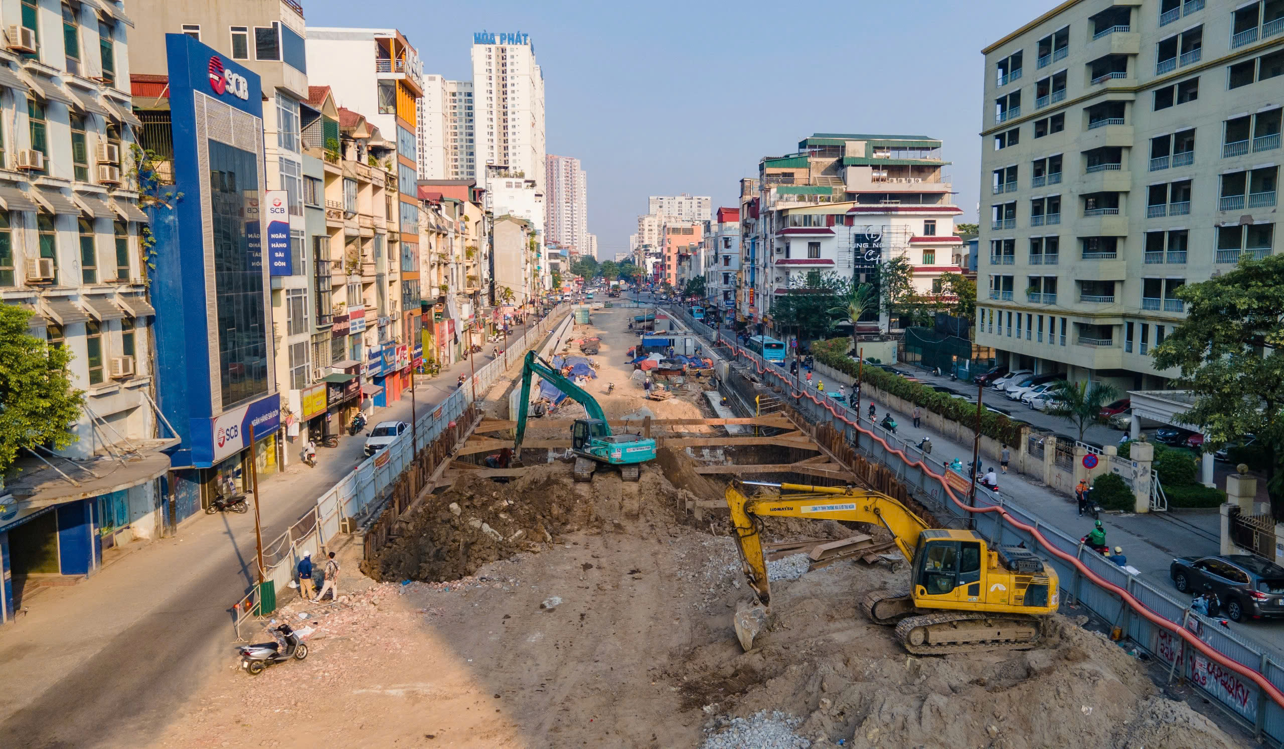 Cận cảnh hầm chui gần 800 tỷ đồng ở H&agrave; Nội sau 2 năm thi c&ocirc;ng- Ảnh 17.