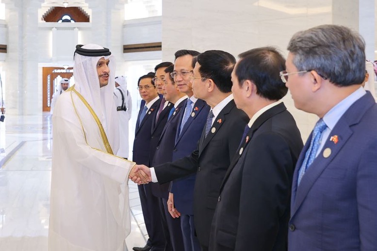 Qatar tổ chức trọng thể lễ đ&oacute;n ch&iacute;nh thức Thủ tướng Phạm Minh Ch&iacute;nh- Ảnh 8.