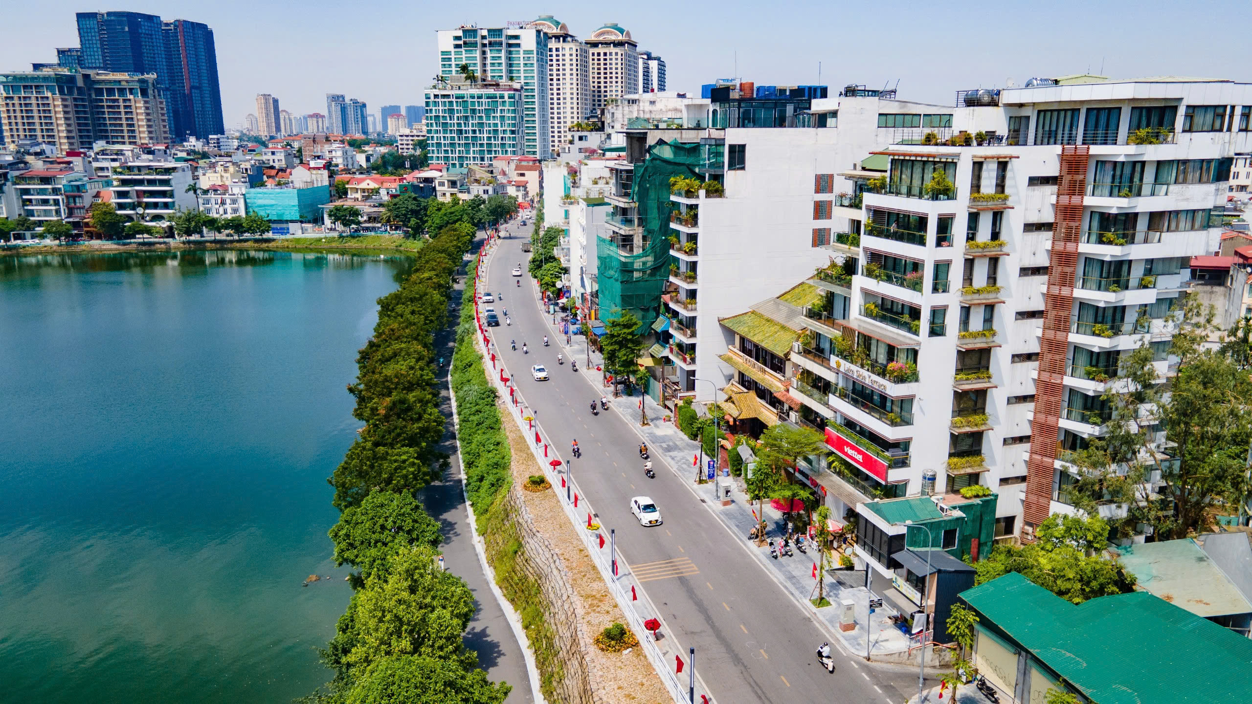 H&agrave; Nội: Ngắm đường Xu&acirc;n Diệu vừa th&ocirc;ng xe sau nhiều năm thi c&ocirc;ng- Ảnh 1.