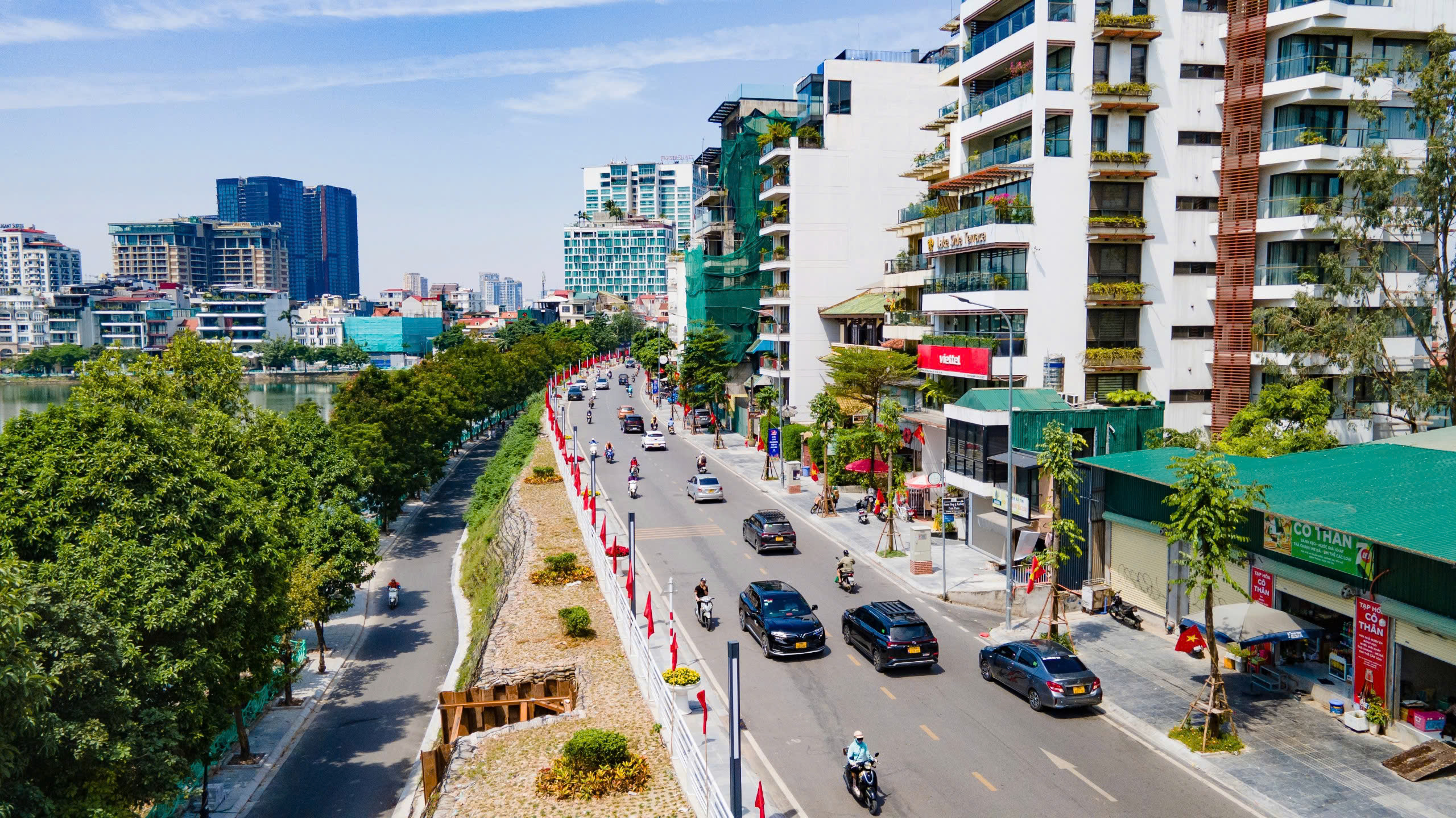 H&agrave; Nội: Ngắm đường Xu&acirc;n Diệu vừa th&ocirc;ng xe sau nhiều năm thi c&ocirc;ng- Ảnh 7.