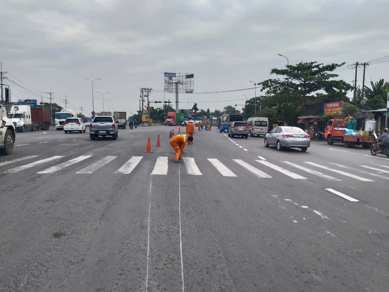 Đồng Nai: Ph&acirc;n luồng giao th&ocirc;ng để sửa chữa QL51 đoạn trước Sơn Ti&ecirc;n- Ảnh 3.