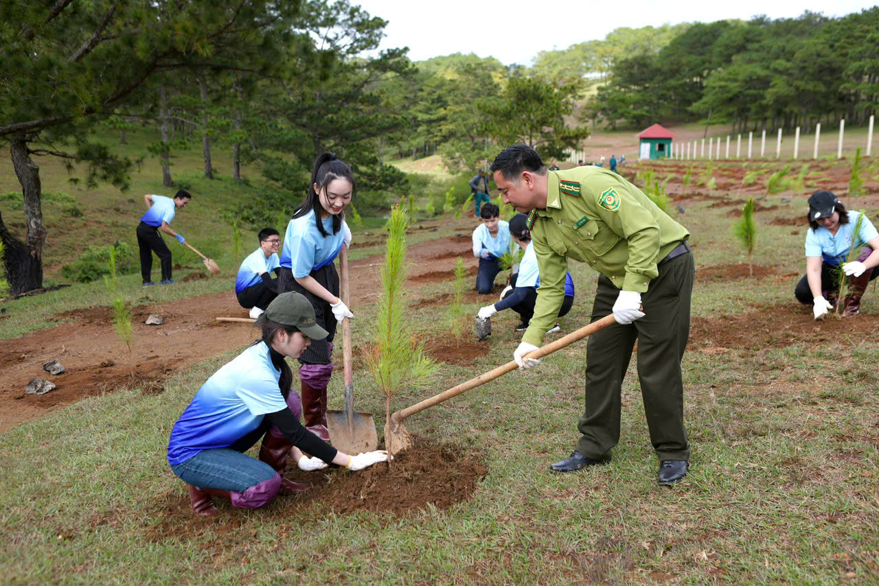 SASCO trồng cây xanh tặng xứ sở ngàn thông Đà Lạt- Ảnh 1. SASCO trồng cây xanh tặng xứ sở ngàn thông Đà Lạt- Ảnh 1.