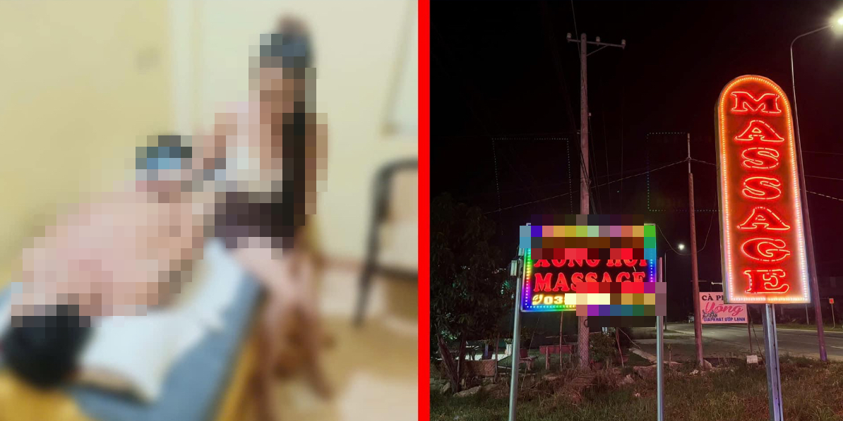 Đồng Nai: Li&ecirc;n tục ph&aacute;t hiện tụ điểm mại d&acirc;m n&uacute;p b&oacute;ng massage- Ảnh 1.
