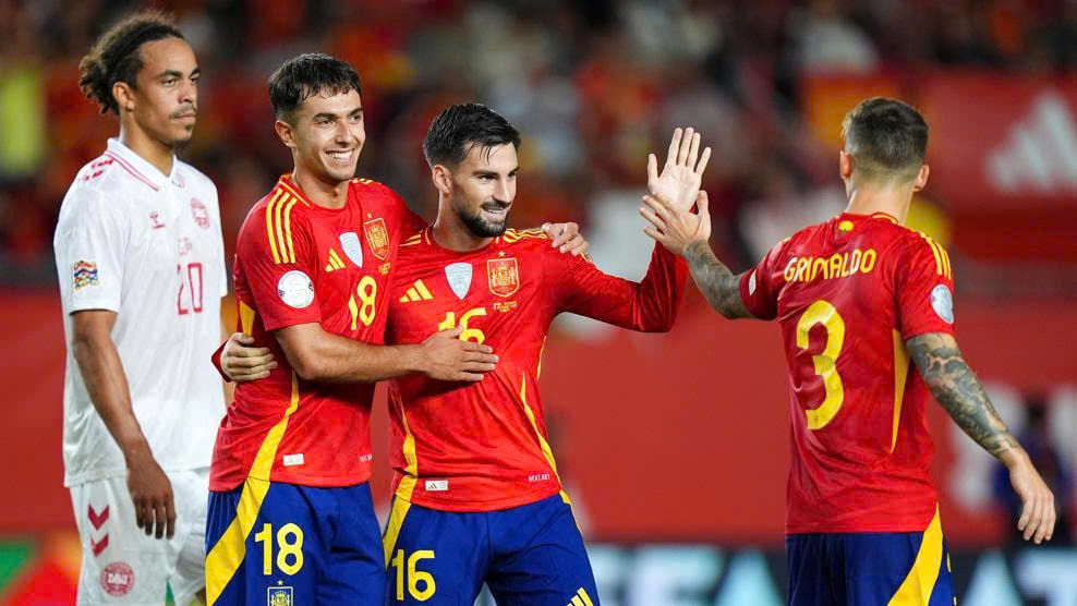 Nhận định, soi tỷ lệ Đan Mạch vs Tây Ban Nha (2h45, 16/11), UEFA Nations League 2024-2025- Ảnh 1. Nhận định, soi tỷ lệ Đan Mạch vs Tây Ban Nha (2h45, 16/11), UEFA Nations League 2024-2025- Ảnh 1.