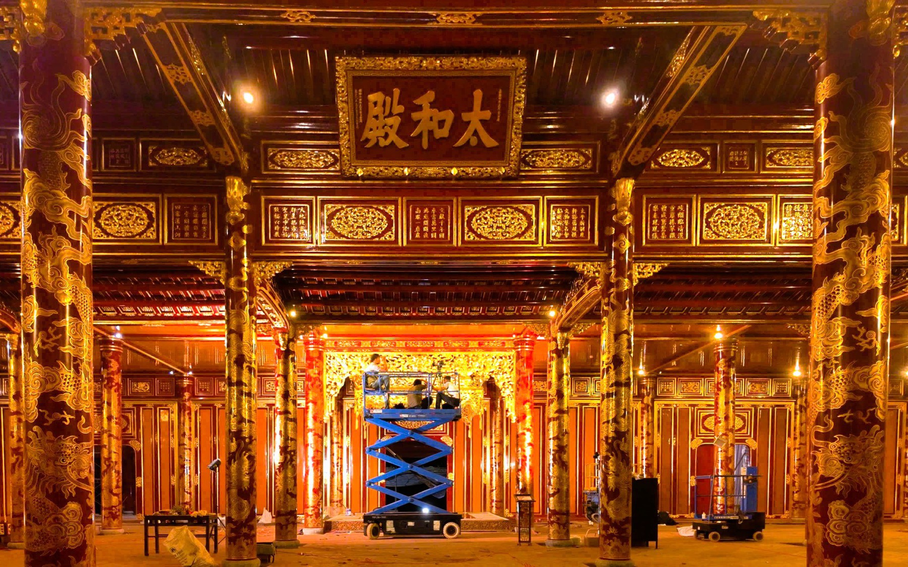 Ngắm ng&ocirc;i điện quan trọng nhất trong Ho&agrave;ng th&agrave;nh Huế sắp kh&aacute;nh th&agrave;nh sau 3 năm tr&ugrave;ng tu