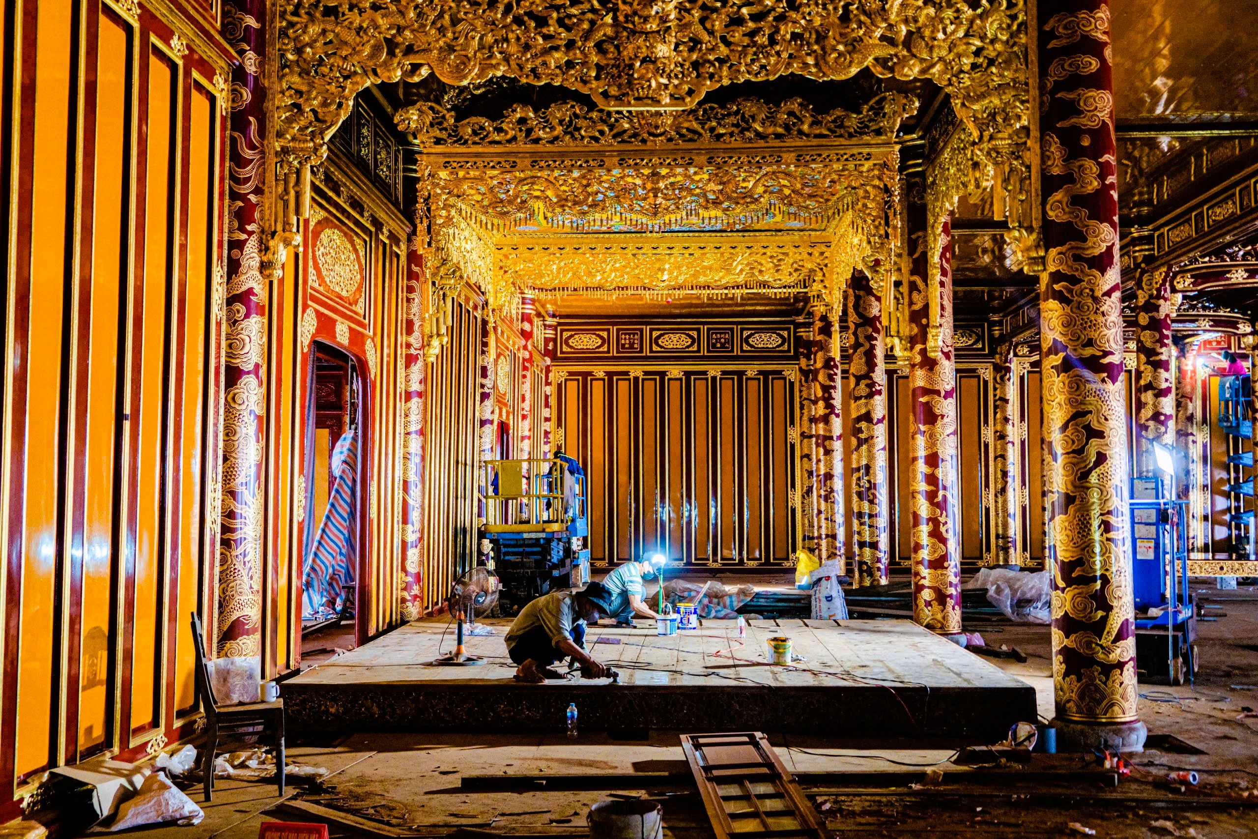 Ngắm ng&ocirc;i điện quan trọng nhất trong Ho&agrave;ng th&agrave;nh Huế sắp kh&aacute;nh th&agrave;nh sau 3 năm tr&ugrave;ng tu- Ảnh 4.