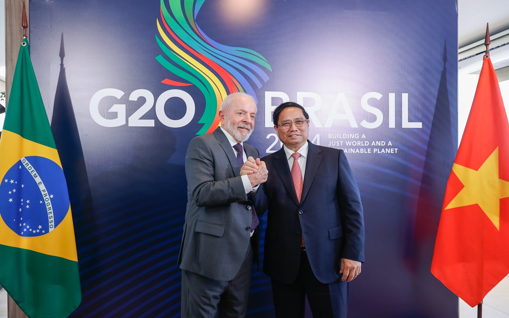 Thủ tướng hội đ&agrave;m với Tổng thống Brazil, n&acirc;ng cấp quan hệ l&ecirc;n Đối t&aacute;c chiến lược