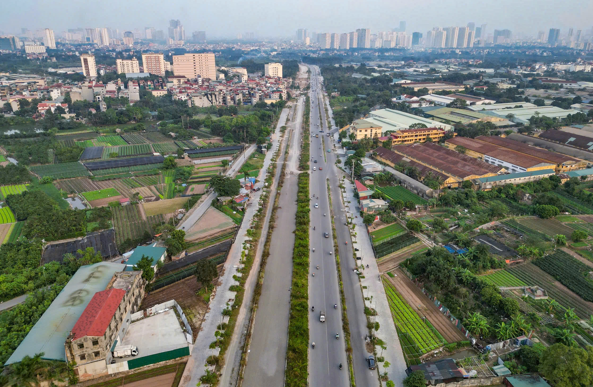 To&agrave;n cảnh tuyến đường 10 l&agrave;n xe kết nối T&acirc;y hồ T&acirc;y với Sơn T&acirc;y- Ảnh 1.
