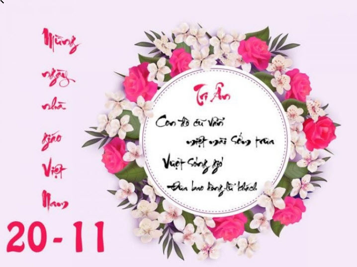 Lời ch&uacute;c 20/11 d&agrave;nh cho c&ocirc; gi&aacute;o, thầy gi&aacute;o &yacute; nghĩa nhất 2024- Ảnh 2.