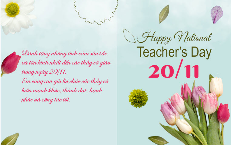 Lời ch&uacute;c 20/11 d&agrave;nh cho c&ocirc; gi&aacute;o, thầy gi&aacute;o &yacute; nghĩa nhất 2024- Ảnh 3.