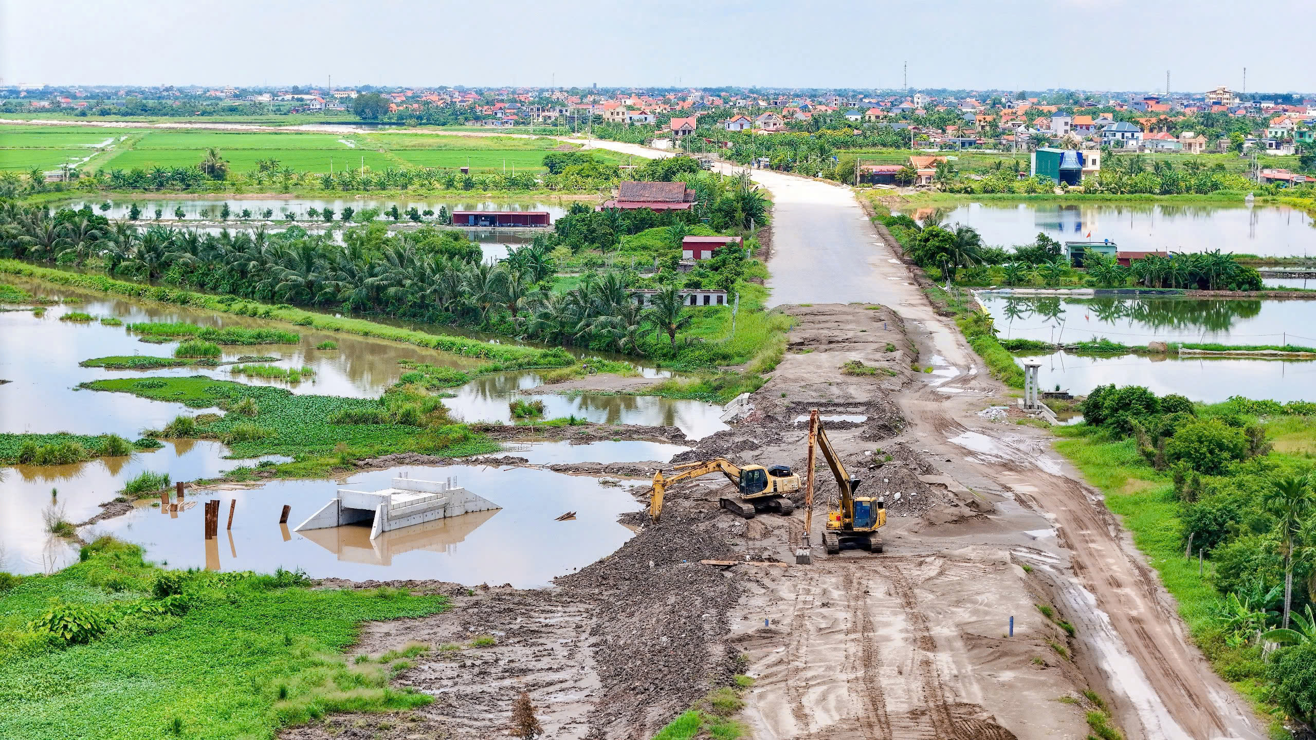 Hải Ph&ograve;ng: V&igrave; sao đường nối tỉnh lộ 354 phải xin gi&atilde;n tiến độ lần 2?- Ảnh 1.