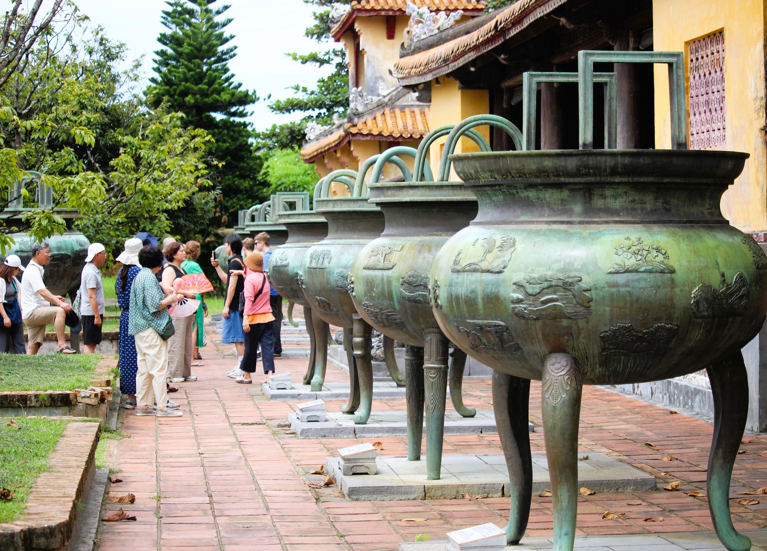 Đưa ng&ocirc;i điện đặt ngai v&agrave;ng vua triều Nguyễn v&agrave;o phục vụ tham quan sau 3 năm tr&ugrave;ng tu- Ảnh 6.