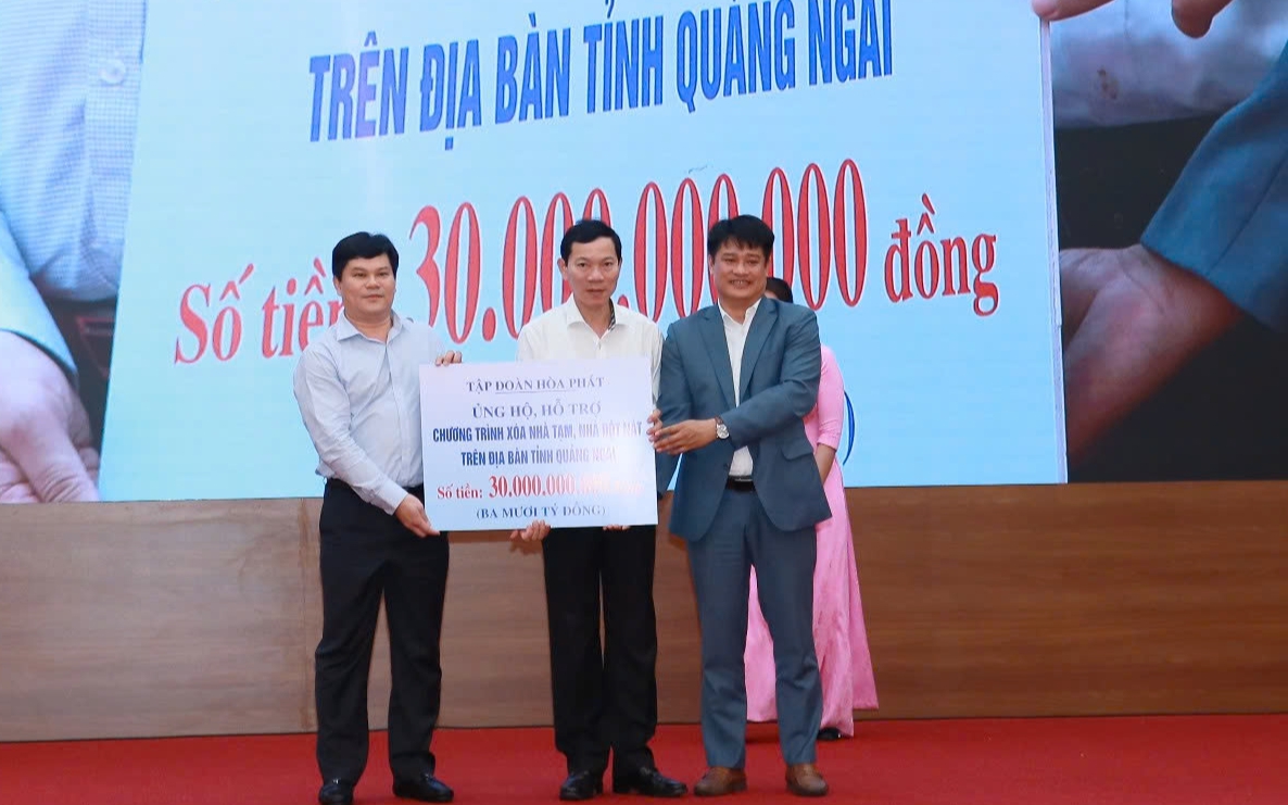 Hơn 242 tỷ đồng ủng hộ x&oacute;a nh&agrave; tạm, dột n&aacute;t ở Quảng Ng&atilde;i