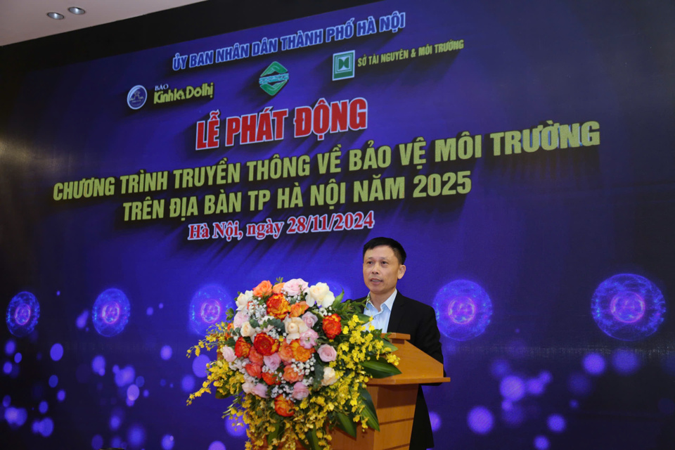 Trao giải cuộc thi viết về bảo vệ m&ocirc;i trường H&agrave; Nội năm 2024- Ảnh 1.