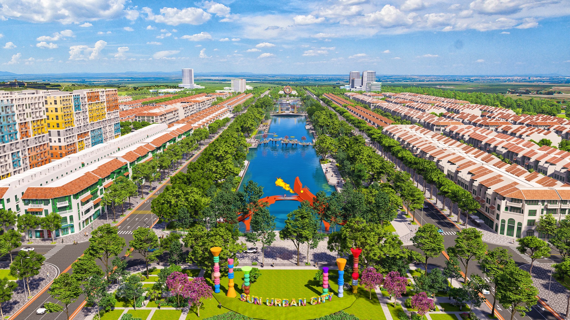 C&ocirc;ng vi&ecirc;n Lễ hội: T&acirc;m điểm đ&ocirc; thị nghỉ dưỡng của Sungroup tại H&agrave; Nam- Ảnh 2.