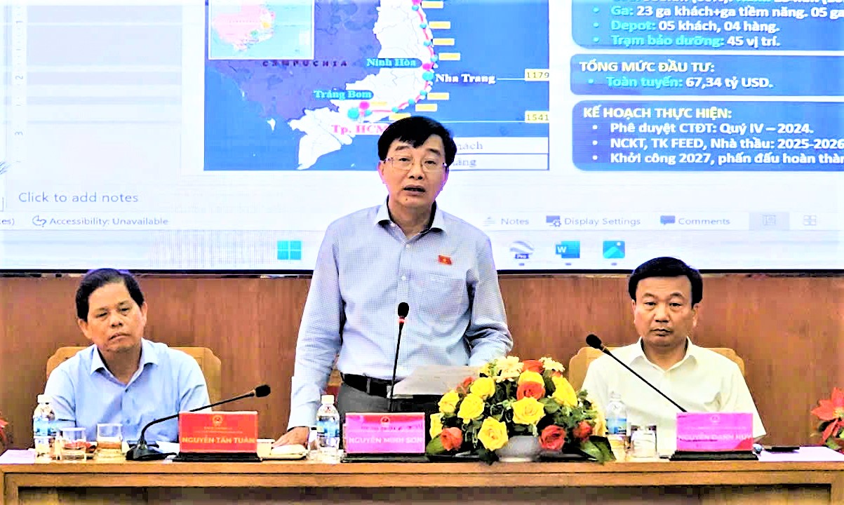 Ủy ban Kinh tế Quốc hội khảo s&aacute;t Dự &aacute;n đường sắt tốc độ cao trục Bắc - Nam- Ảnh 2.