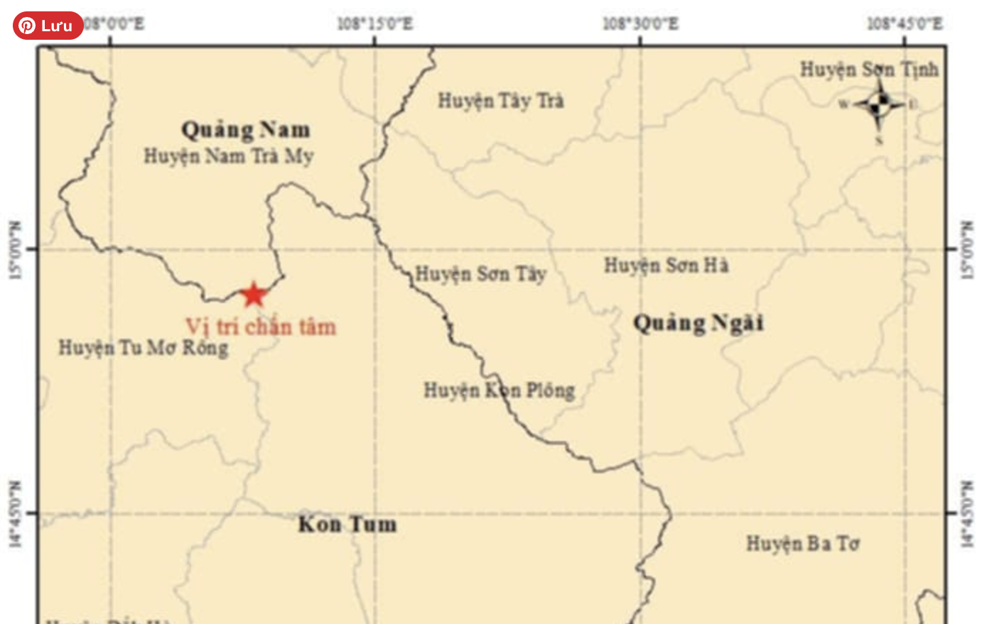 Đá tảng lăn đe dọa ngôi làng tại Quảng Nam sau động đất- Ảnh 2. Liên tục 2 trận động đất ở Kon Tum chiều 30/11