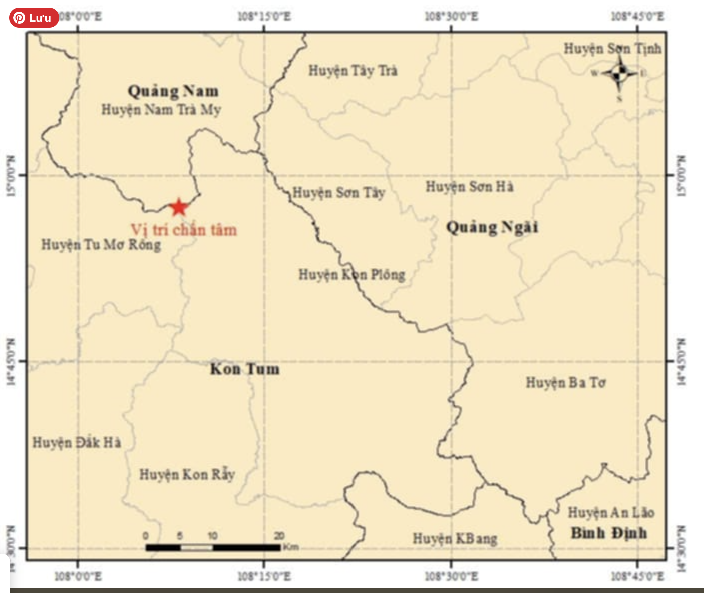 Li&ecirc;n tục 2 trận động đất ở Kon Tum chiều 30/11- Ảnh 1.