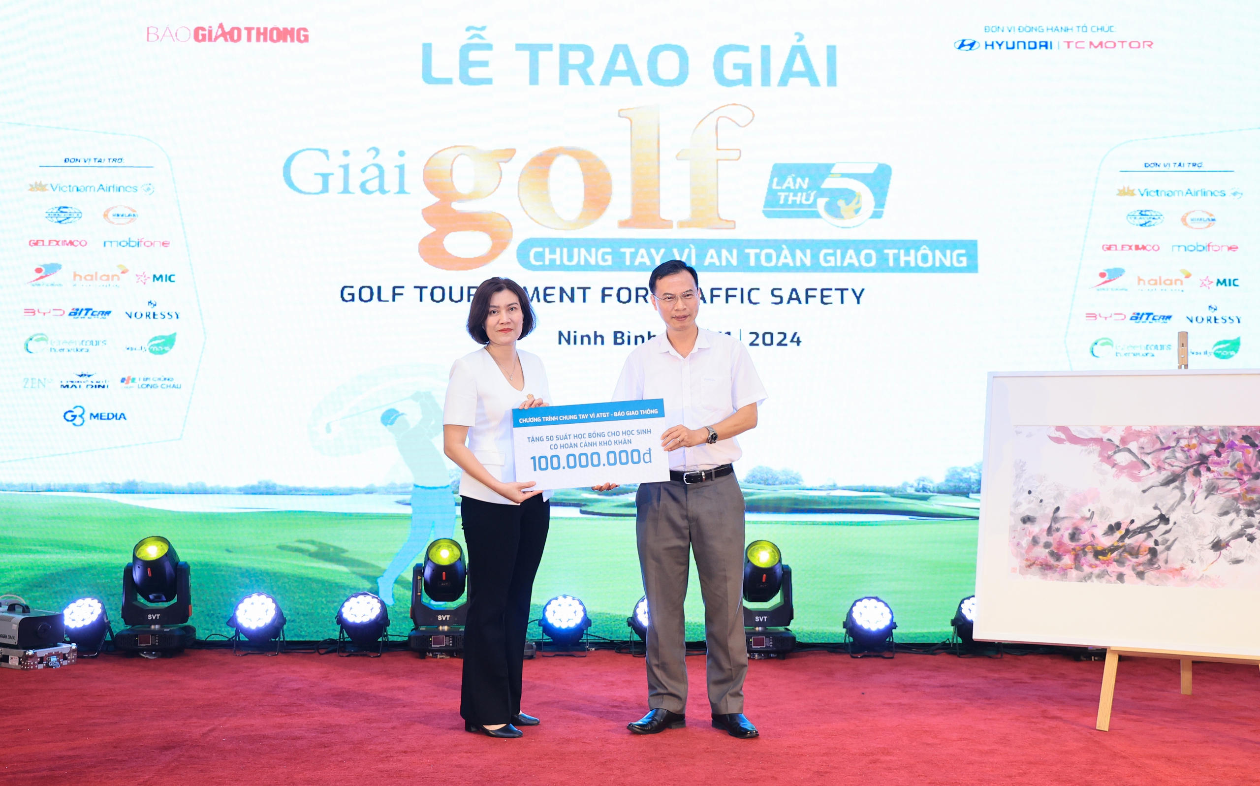 Điều đọng lại sau Giải Golf Chung tay v&igrave; ATGT 2024- Ảnh 1.