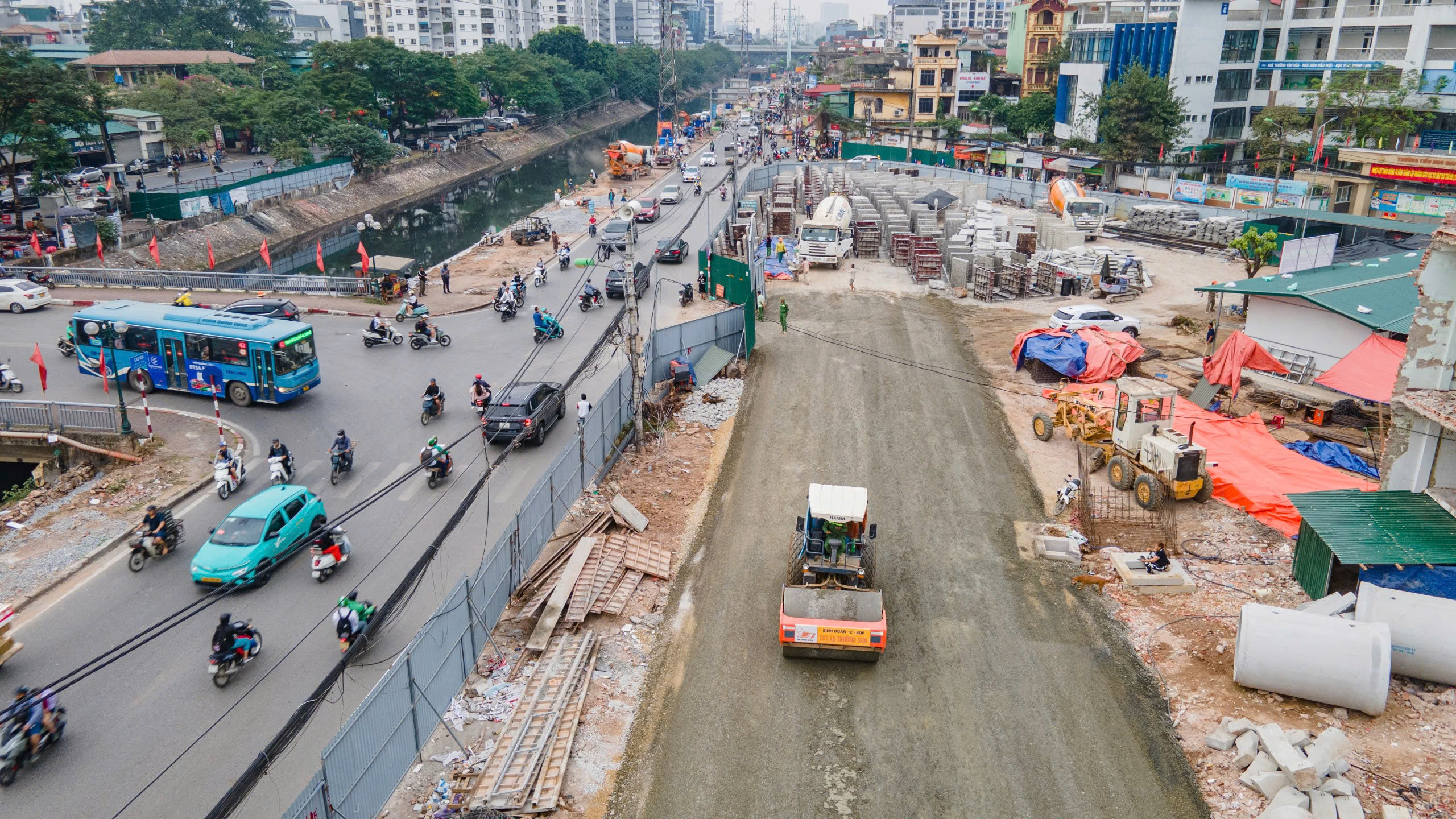 To&agrave;n cảnh dự &aacute;n mở rộng đường Tam Trinh l&ecirc;n 40m- Ảnh 11.