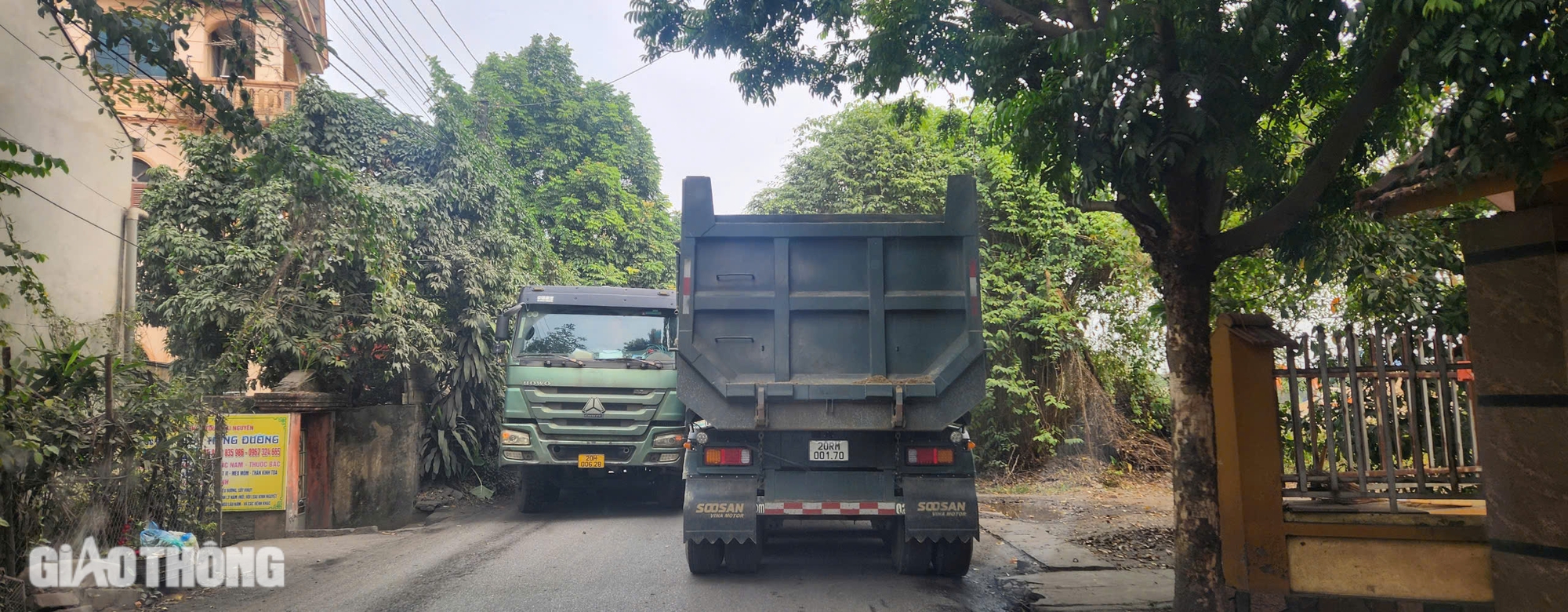 Người d&acirc;n khốn khổ v&igrave; xe tải nặng chạy qua khu d&acirc;n cư ở Th&aacute;i Nguy&ecirc;n- Ảnh 5.