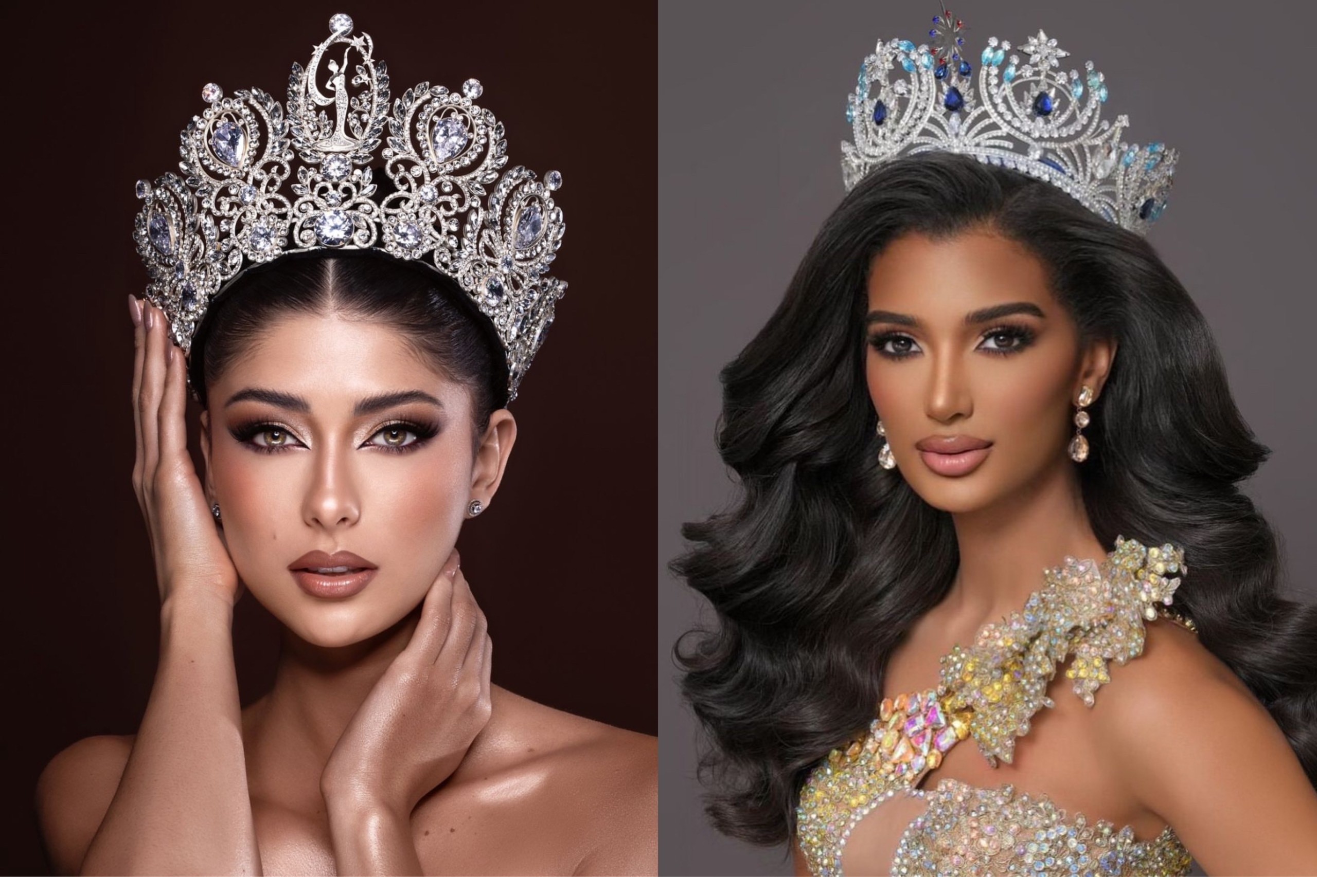 Đại diện đến từ Panama (tr&aacute;i) v&agrave; Dominican đ&aacute;nh nhau nhưng chỉ một người bị loại