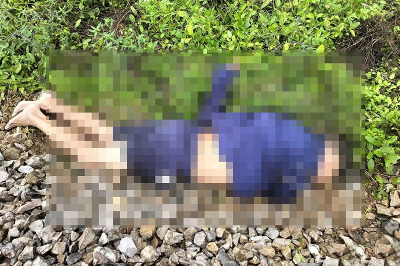 Ông T tại hiện trường vụ tai nạn - Ảnh: Hoài Nam. Ông T tại hiện trường vụ tai nạn - Ảnh: Hoài Nam.