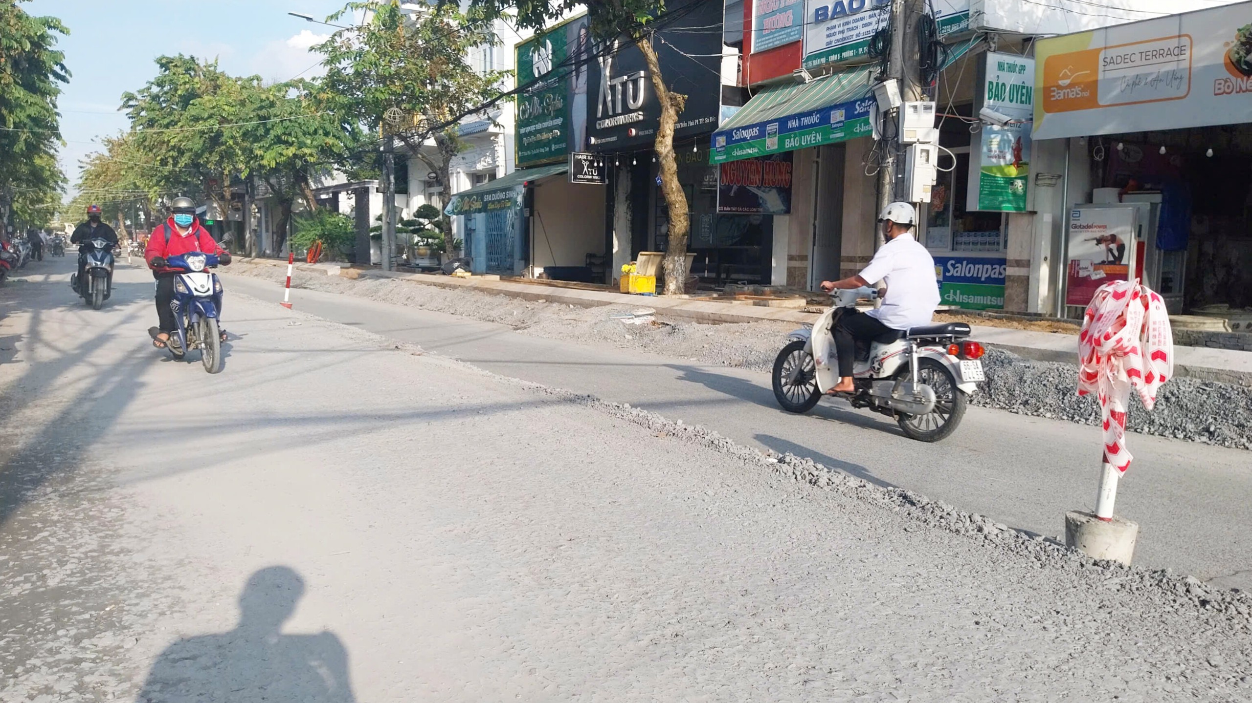 Đồng Th&aacute;p: Bất an ở tuyến đường thi c&ocirc;ng chống ngập- Ảnh 1.