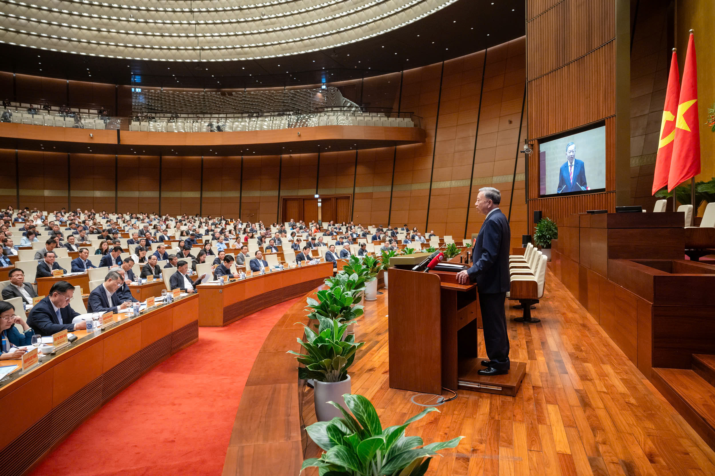Tổng B&iacute; thư T&ocirc; L&acirc;m: T&ocirc;i rất x&uacute;c động khi nghe b&aacute;o c&aacute;o của Thủ tướng- Ảnh 3.