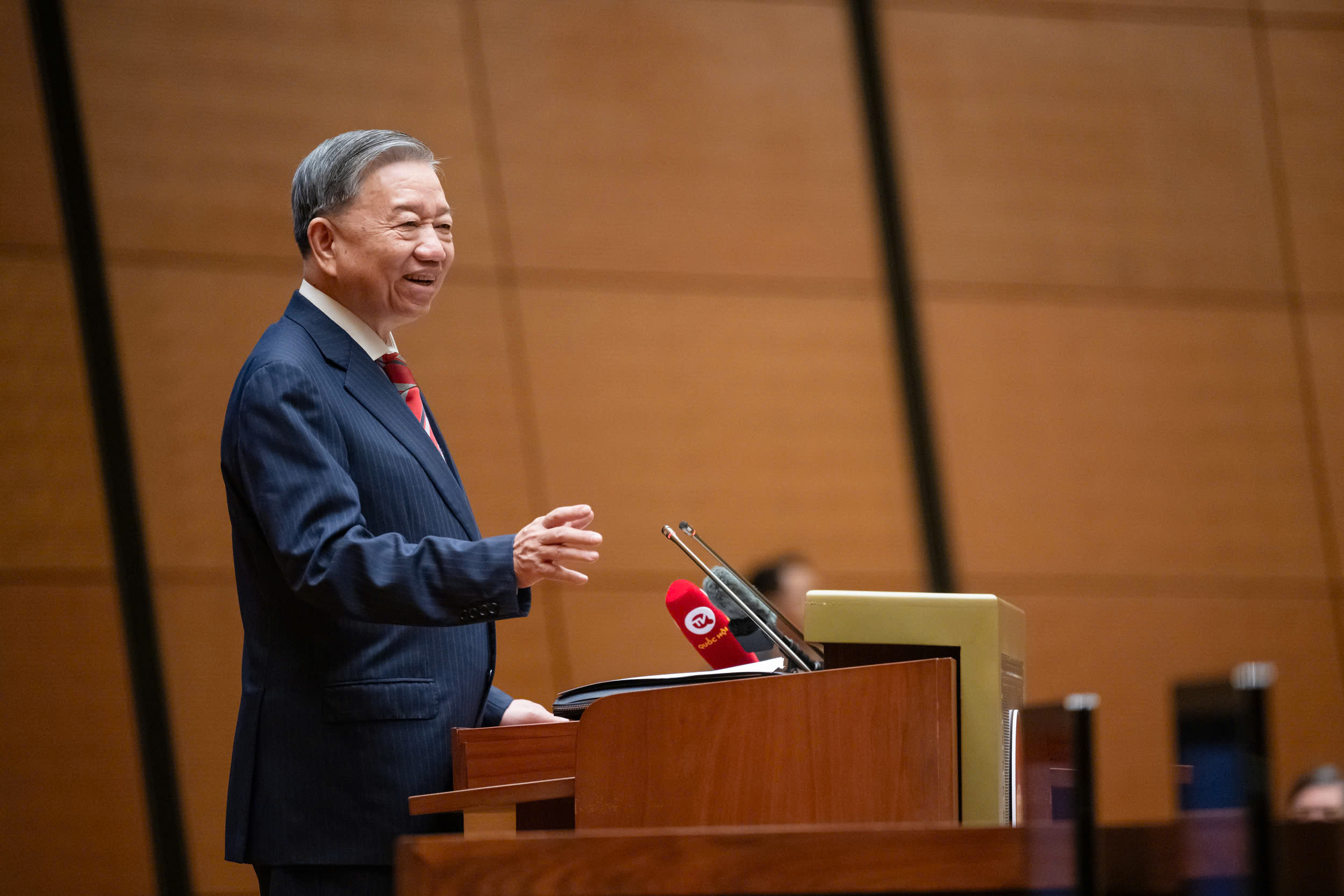 Tổng B&iacute; thư T&ocirc; L&acirc;m: T&ocirc;i rất x&uacute;c động khi nghe b&aacute;o c&aacute;o của Thủ tướng- Ảnh 1.