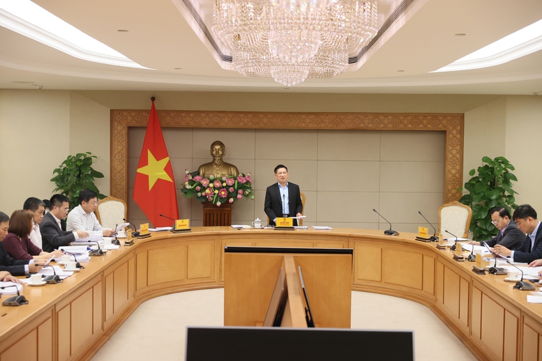 Ph&oacute; thủ tướng Hồ Đức Phớc họp về phương &aacute;n bổ sung vốn điều lệ cho VEC- Ảnh 1.