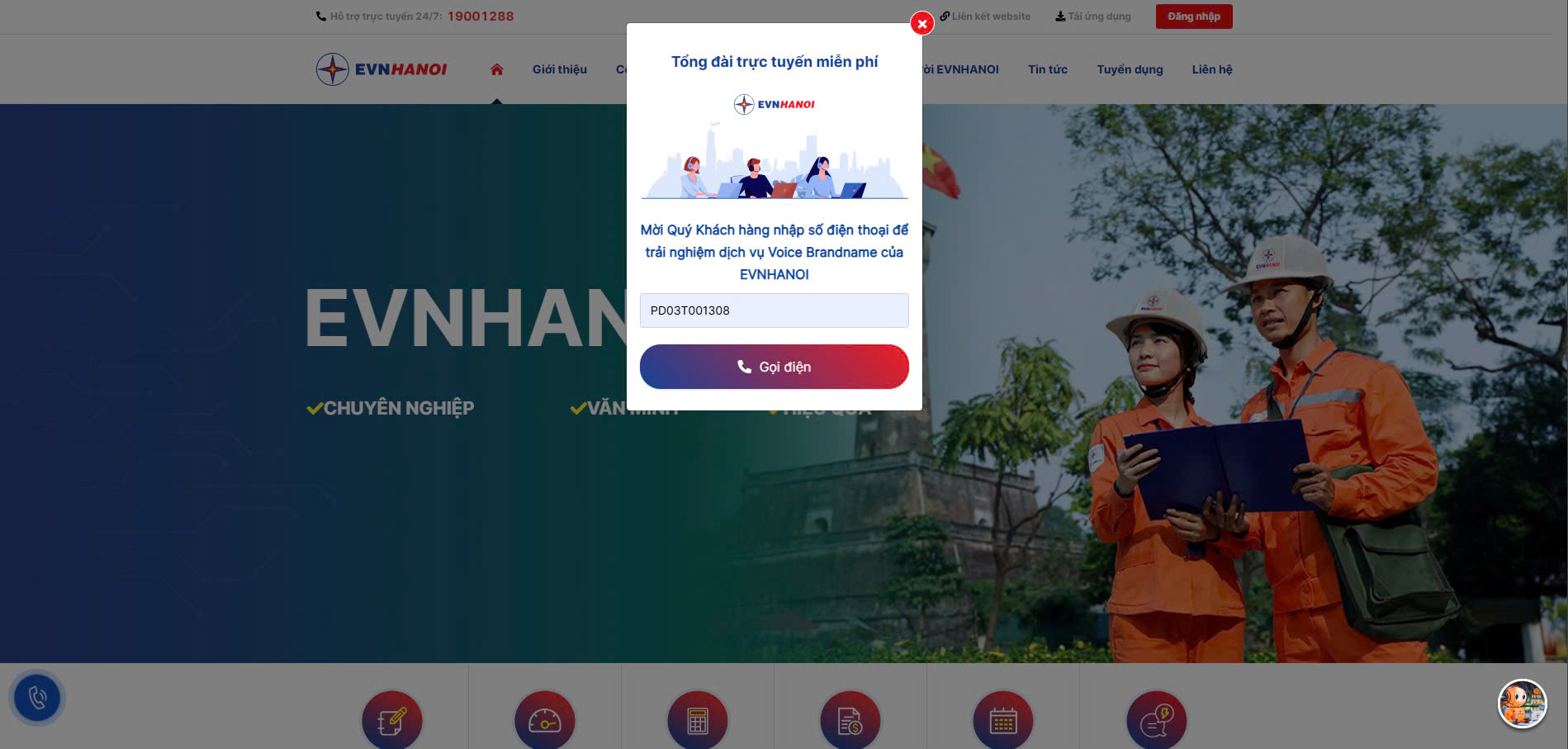 EVNHANOI ứng dụng c&ocirc;ng nghệ tổng đ&agrave;i th&ocirc;ng minh- Ảnh 2.