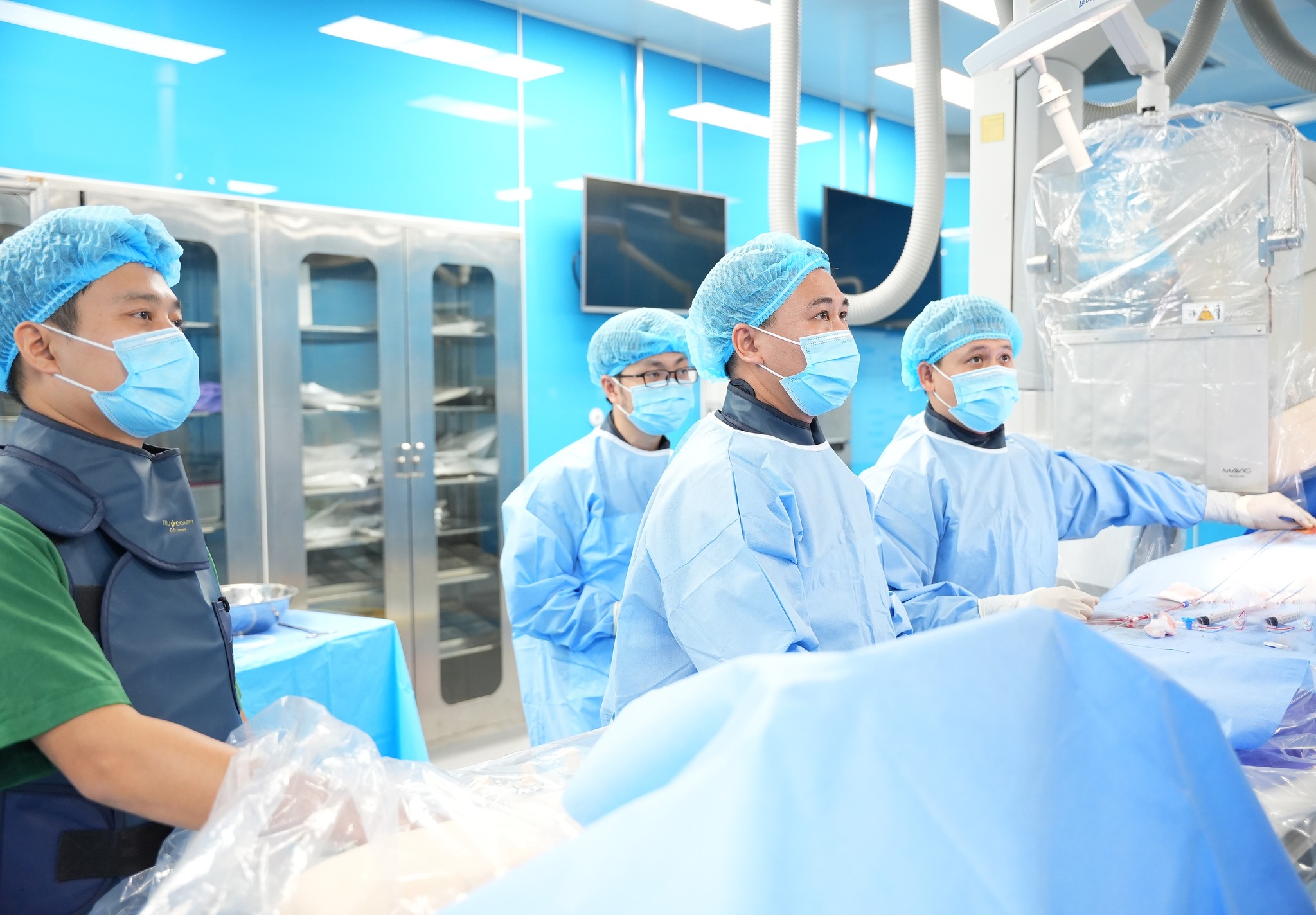 Can thiệp th&agrave;nh c&ocirc;ng cho 3 bệnh nhi mắc tim bẩm sinh- Ảnh 1.