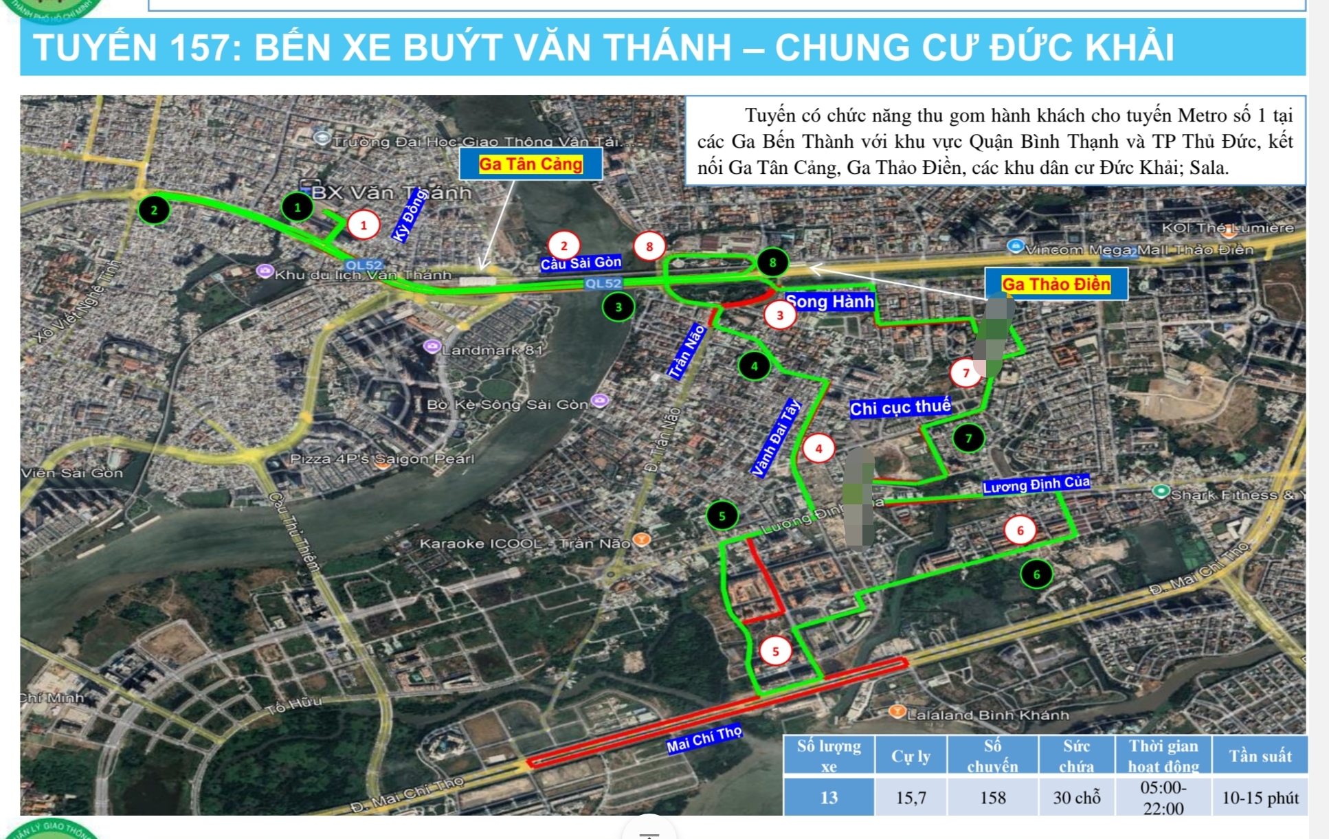 Chi tiết lộ tr&igrave;nh 17 tuyến xe bu&yacute;t điện kết nối metro số 1- Ảnh 6.