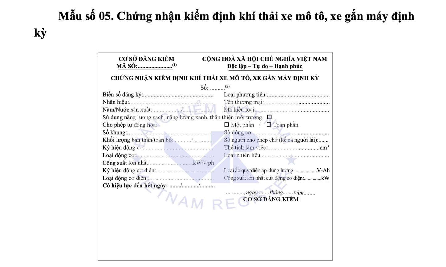 M&ocirc; t&ocirc;, xe gắn m&aacute;y tr&ecirc;n 5 "tuổi" sẽ phải kiểm định kh&iacute; thải định kỳ- Ảnh 2.