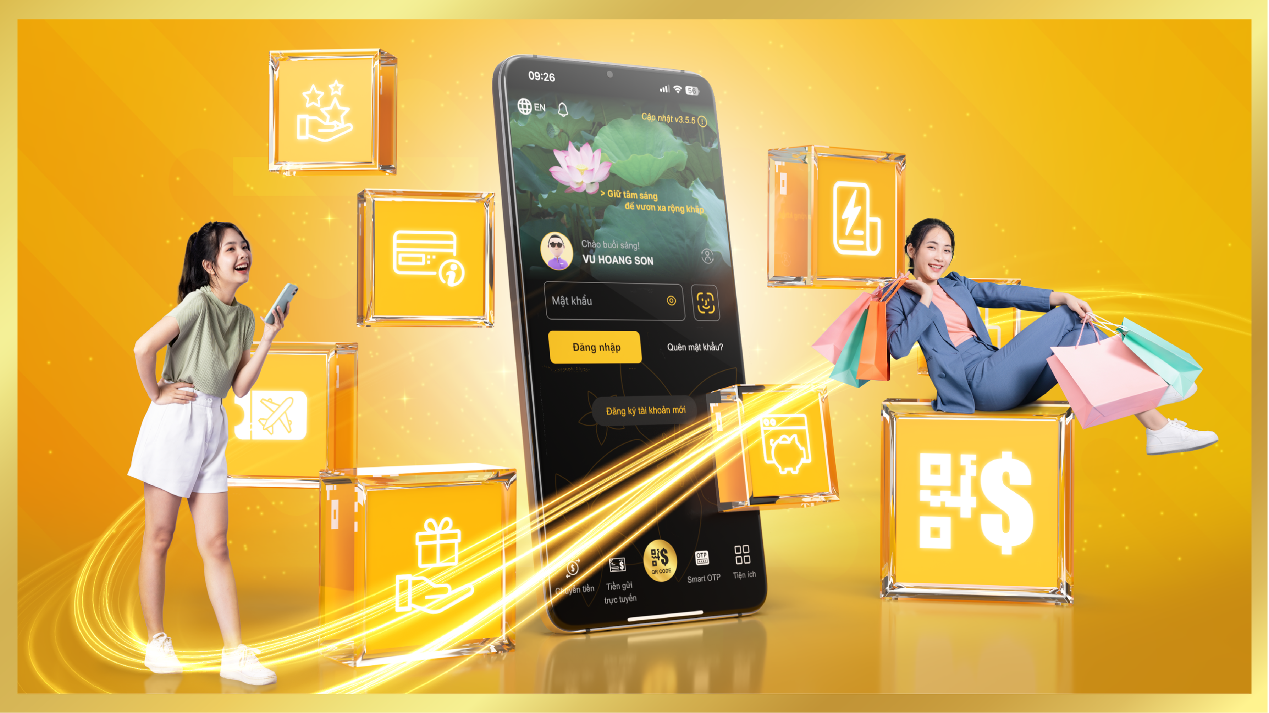 BAC A Bank ra mắt ứng dụng ng&acirc;n h&agrave;ng điện tử phi&ecirc;n bản mới- Ảnh 1.