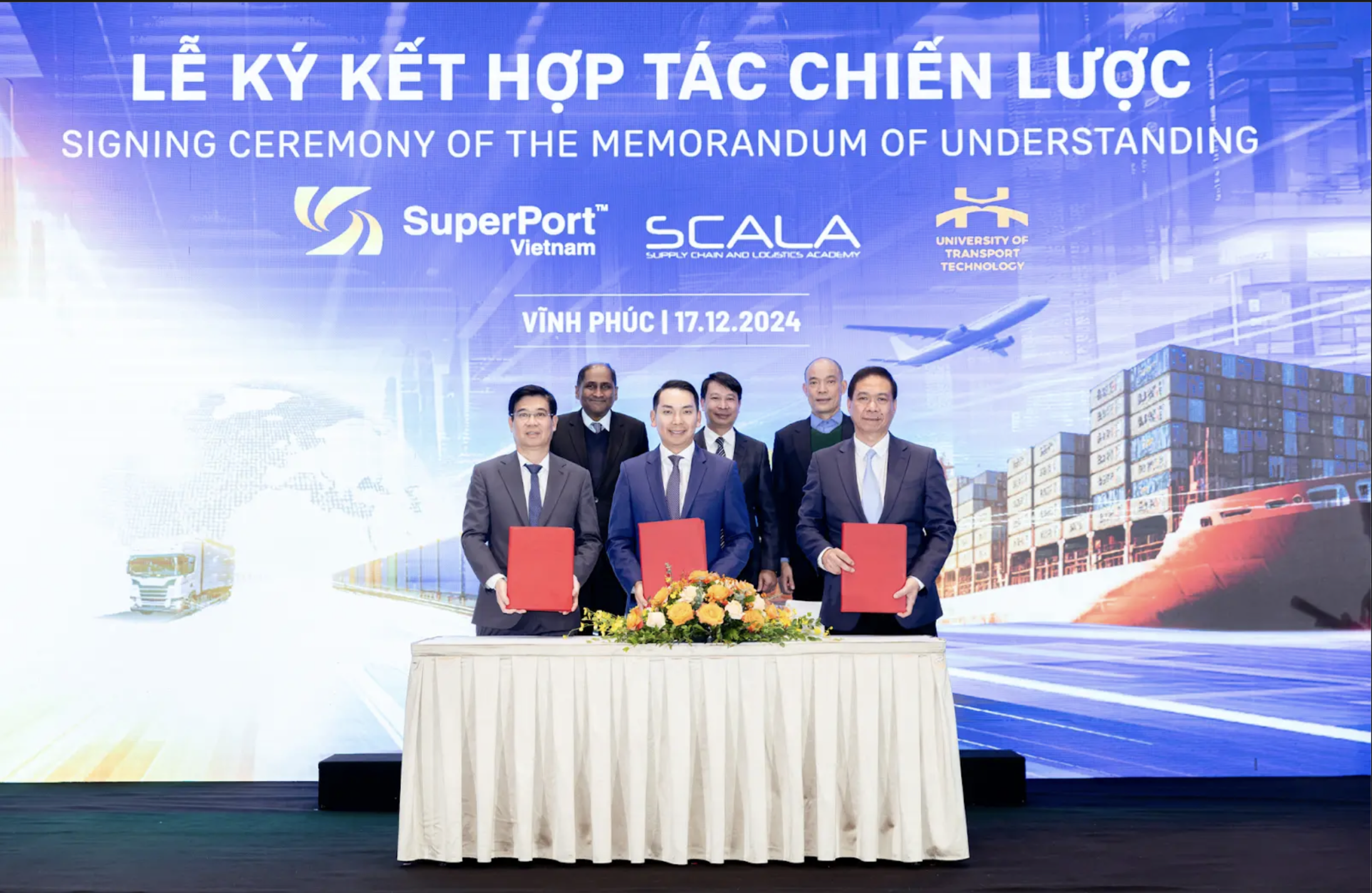 Việt Nam SuperPort hợp t&aacute;c lập ph&ograve;ng th&iacute; nghiệm logistics, th&uacute;c đẩy ph&aacute;t triển bền vững- Ảnh 3.