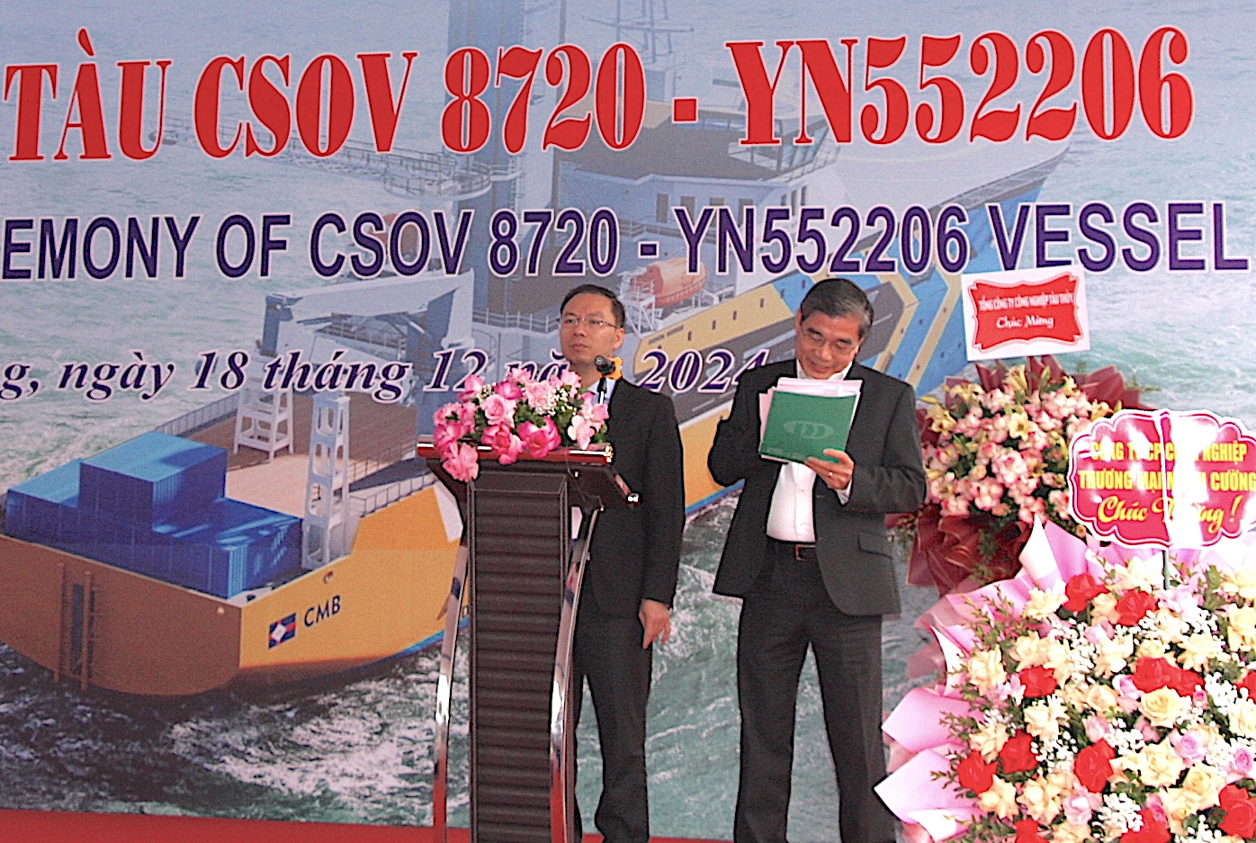 Hạ thủy t&agrave;u dịch vụ điện gi&oacute; hiện đại bậc nhất do doanh nghiệp Việt sản xuất- Ảnh 2.