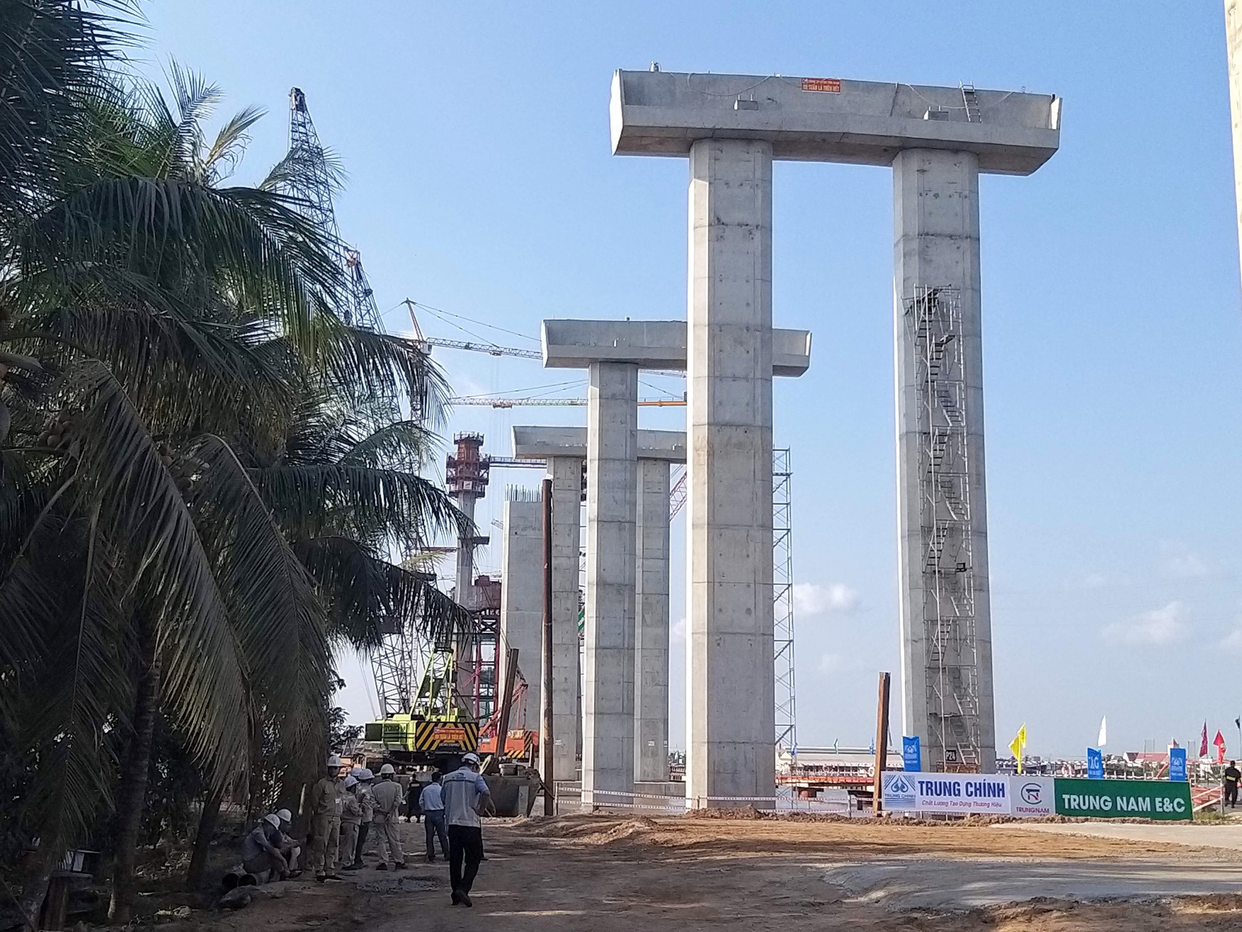 Cấm người, phương tiện qua khu vực thi công cầu Rạch Miễu 2- Ảnh 1. Cấm người, phương tiện qua khu vực thi công cầu Rạch Miễu 2- Ảnh 1.