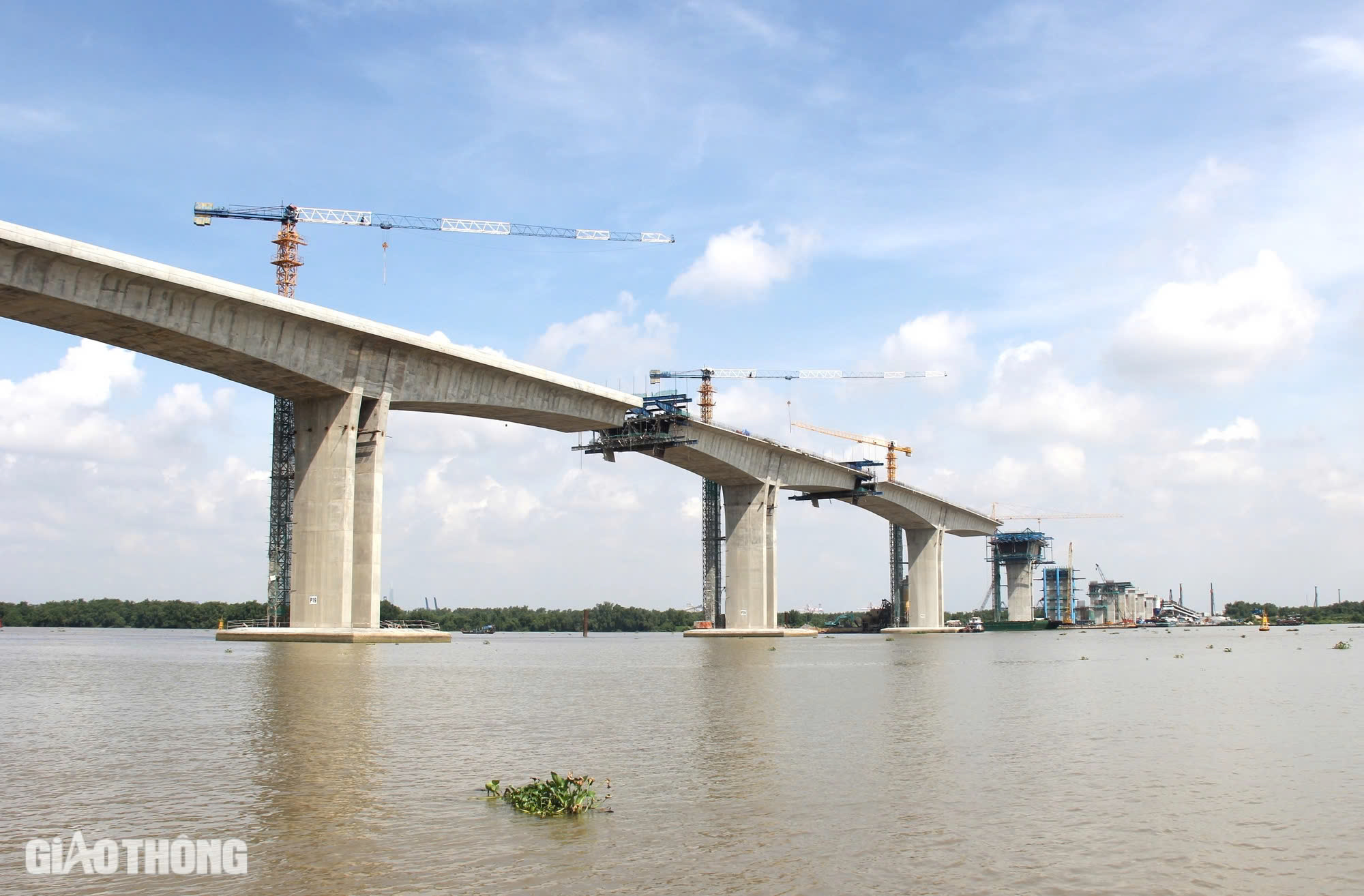 Cầu Nhơn Trạch nối TP.HCM - Đồng Nai về đích sớm 4 tháng- Ảnh 1. Cầu Nhơn Trạch nối TP.HCM - Đồng Nai về đích sớm 4 tháng- Ảnh 1.