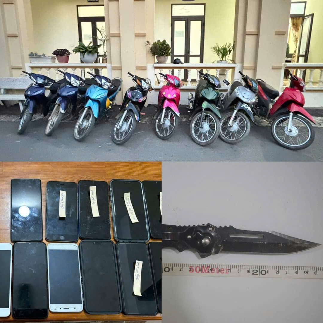 Ngăn chặn kịp thời nh&oacute;m thanh thiếu ni&ecirc;n mang hung kh&iacute; đi giải quyết m&acirc;u thuẫn- Ảnh 2.