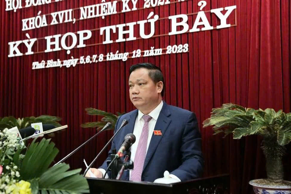 Chủ tịch tỉnh Th&aacute;i B&igrave;nh được bầu l&agrave;m B&iacute; thư Tỉnh ủy với số phiếu t&iacute;n nhiệm tuyệt đối- Ảnh 1.