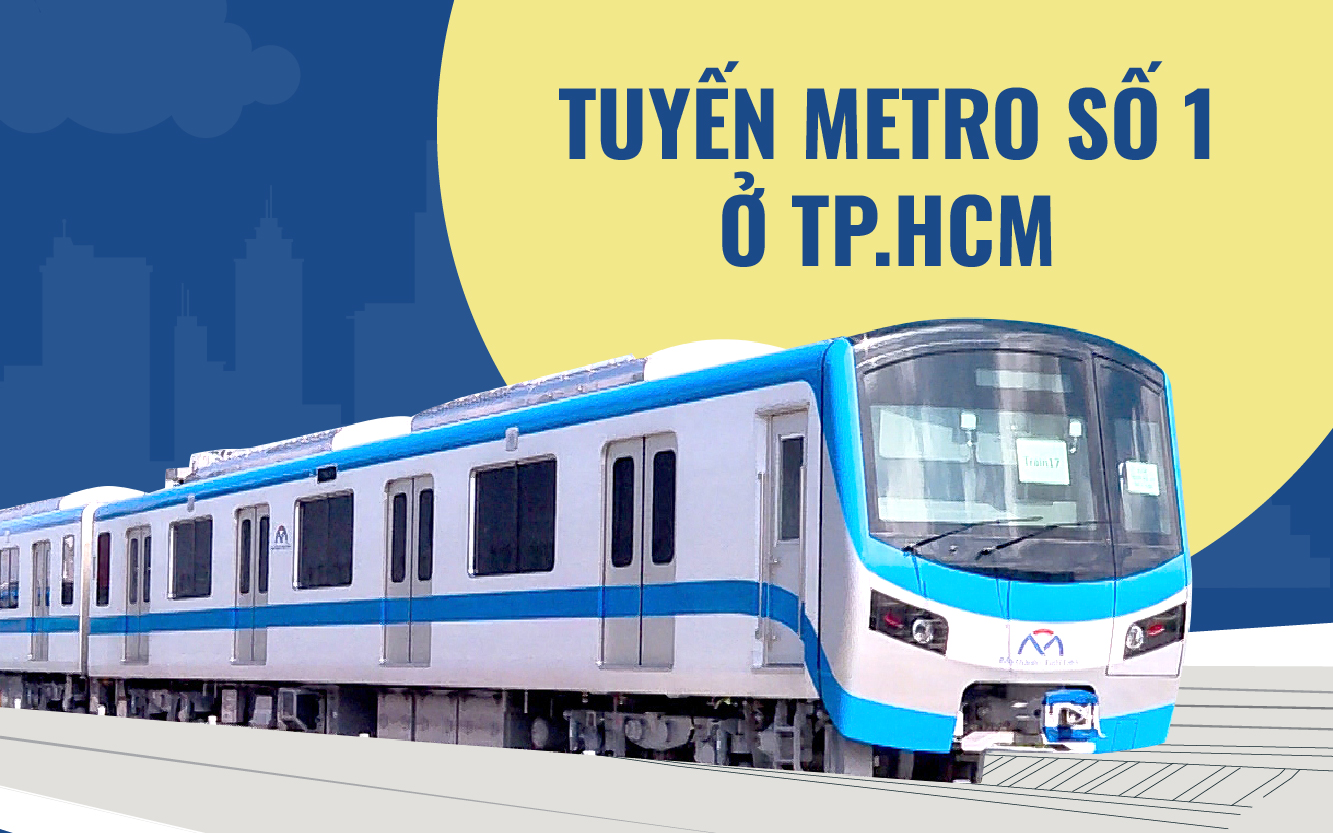 TP.HCM: Nhiều người bỏ xe cá nhân để đi metro- Ảnh 3. Toàn cảnh tuyến metro số 1 ở TP.HCM