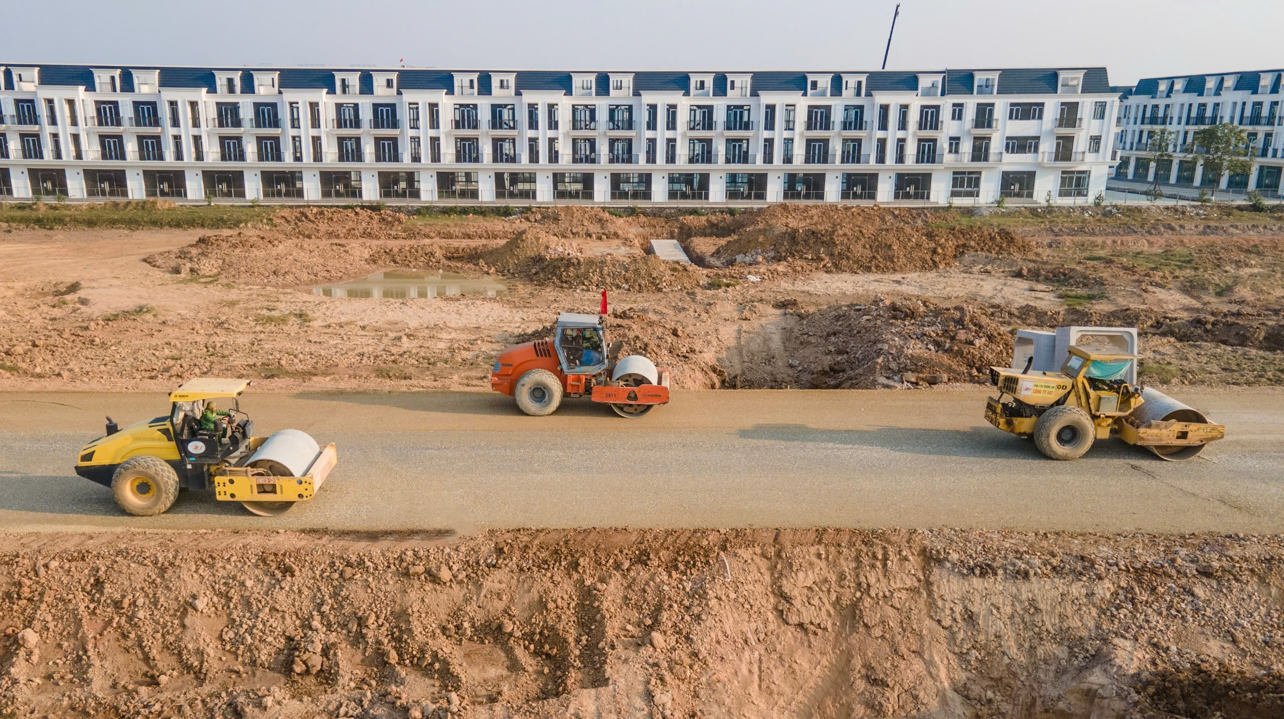 Toàn cảnh Vành đai 4 Vùng Thủ đô đoạn qua Mê Linh sau hơn một năm thi công- Ảnh 3. Toàn cảnh Vành đai 4 Vùng Thủ đô đoạn qua Mê Linh sau hơn một năm thi công- Ảnh 3.