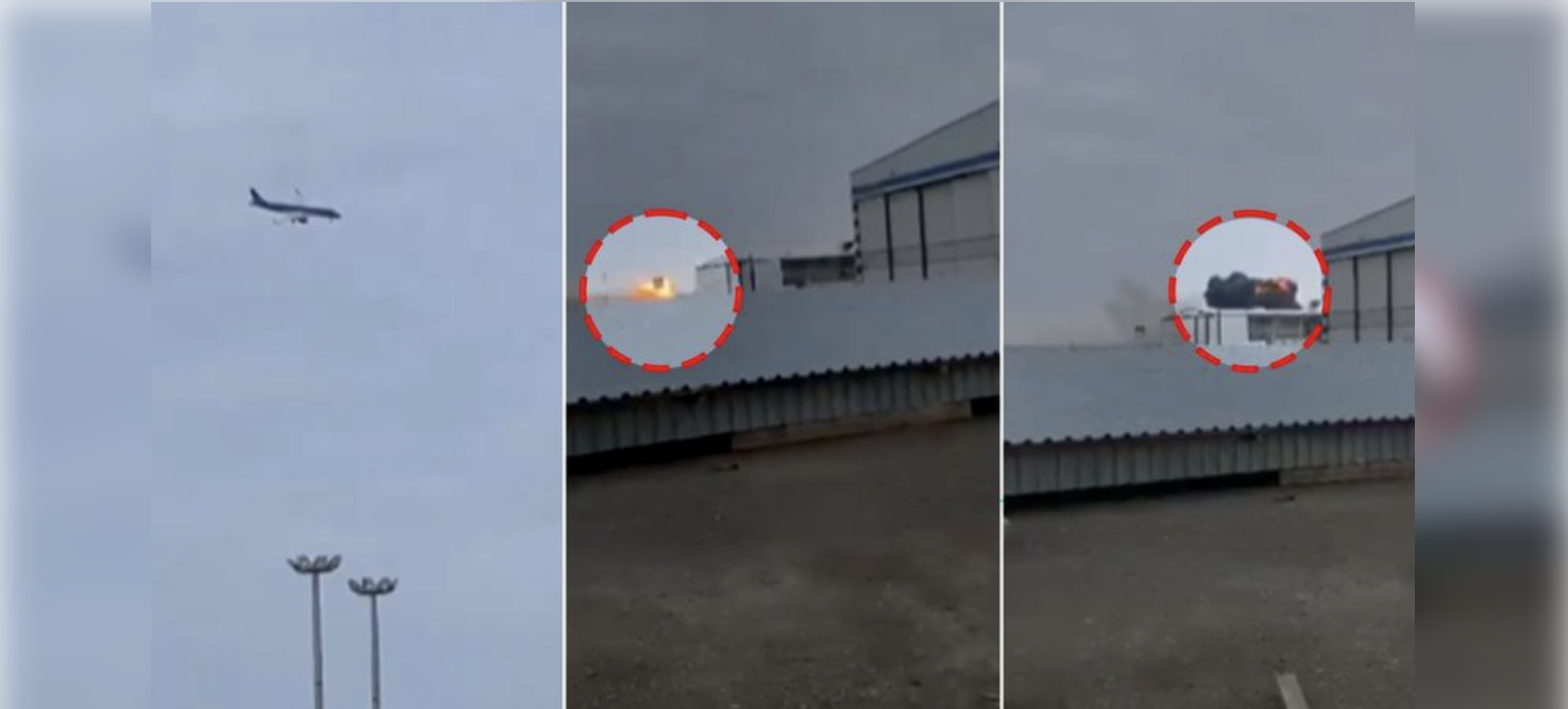 Khoảnh khắc m&aacute;y bay chở &iacute;t nhất 67 người bị rơi, nổ như quả cầu lửa tại Kazakhstan- Ảnh 1.