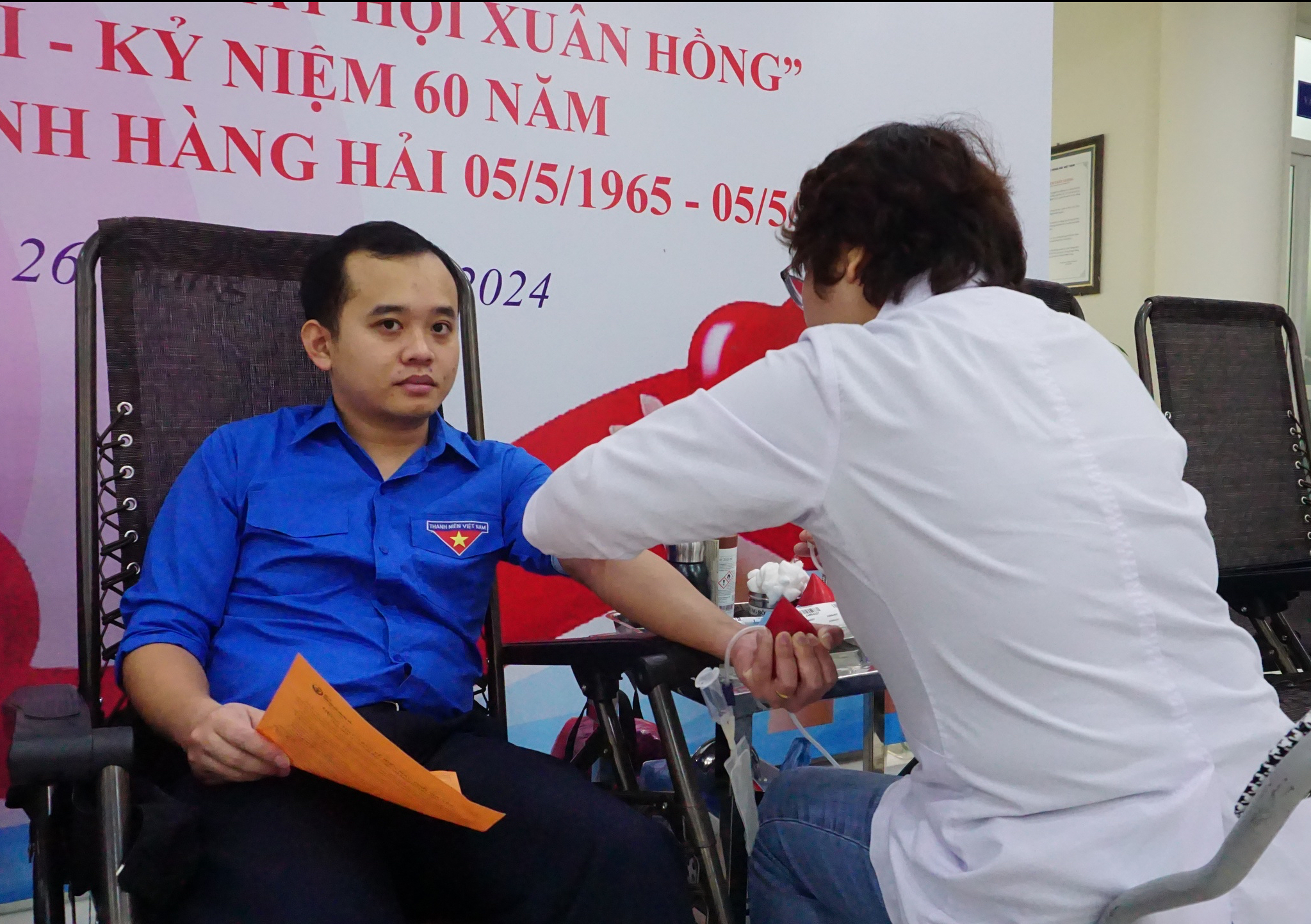 Tuổi trẻ h&agrave;ng hải lan tỏa tinh thần nh&acirc;n văn hiến m&aacute;u cứu người- Ảnh 5.