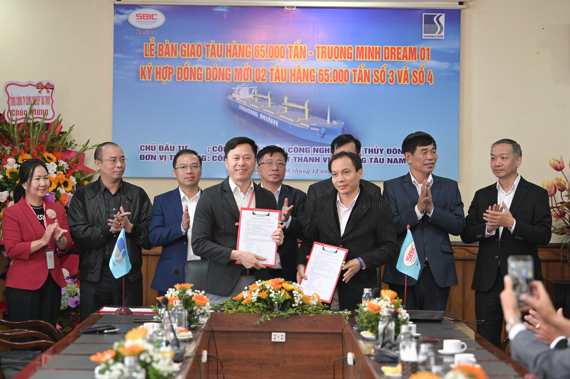 B&agrave;n giao t&agrave;u h&agrave;ng rời lớn nhất do doanh nghiệp Việt đ&oacute;ng mới- Ảnh 1.