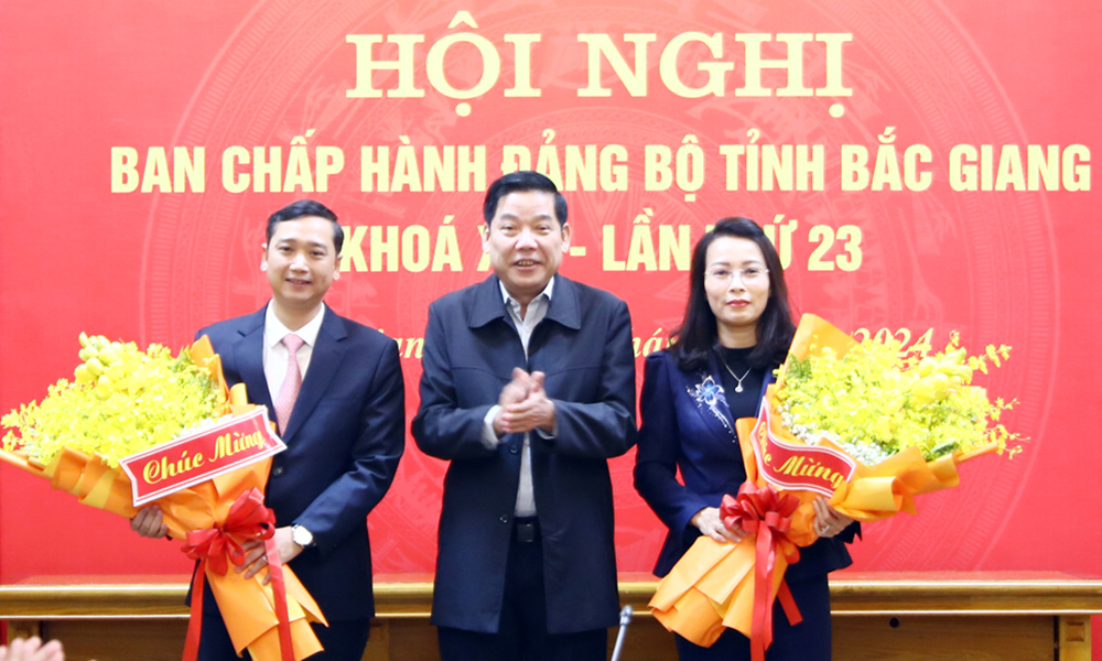 Bắc Giang c&oacute; 2 t&acirc;n Ph&oacute; b&iacute; thư Tỉnh ủy- Ảnh 1.