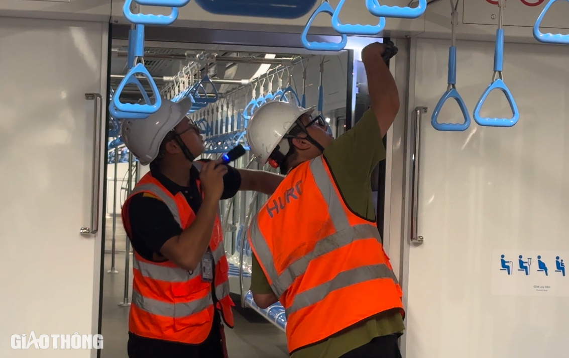 Hậu trường chăm s&oacute;c, bảo dưỡng c&aacute;c đo&agrave;n t&agrave;u metro số 1- Ảnh 12.