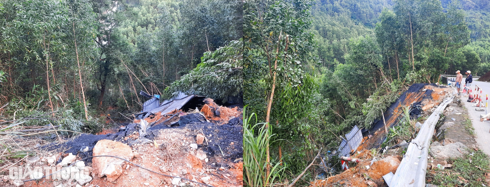 Cận cảnh hiện trường cứu hộ xe đầu k&eacute;o lao xuống vực b&ecirc;n quốc lộ 49- Ảnh 6.